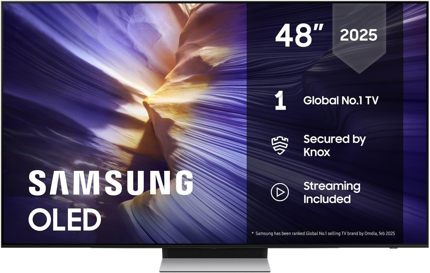 Samsung 48" Fladskærms TV OLED 4K TQ48S90FAEXXC Fjernsyn