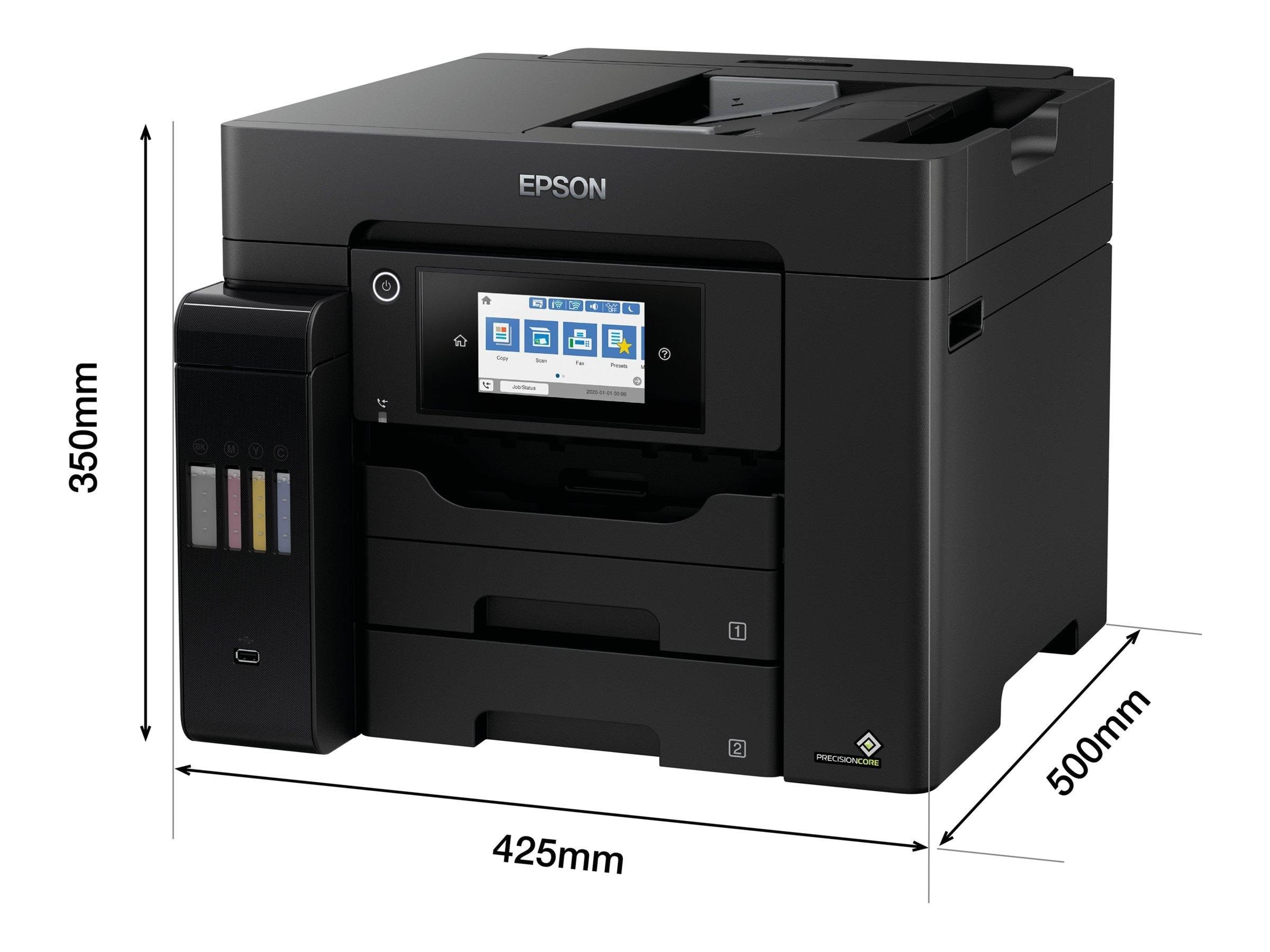 Epson EcoTank ET-5855 Multifunktion - Farve - Blæk