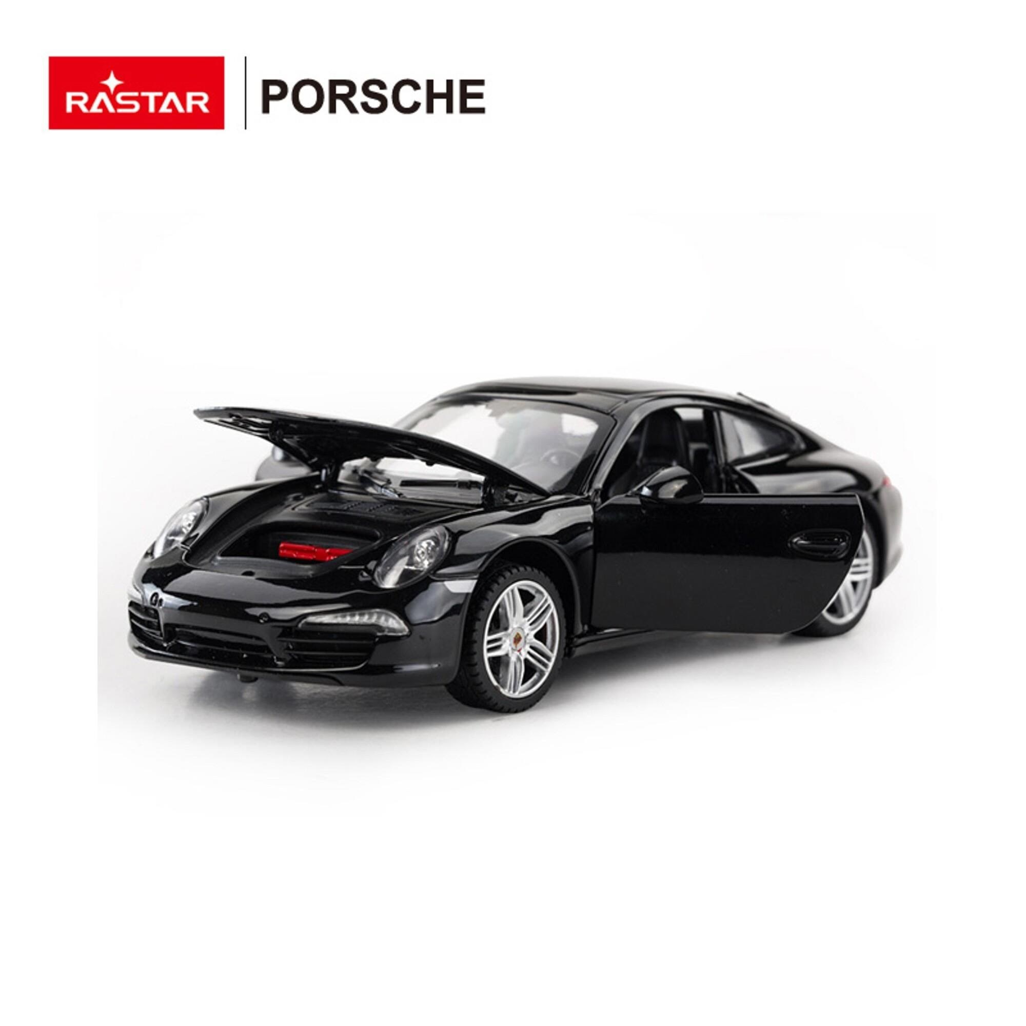 RASTAR Die cast 1:24 Porsche 911 Black Legetøjsbil 56200