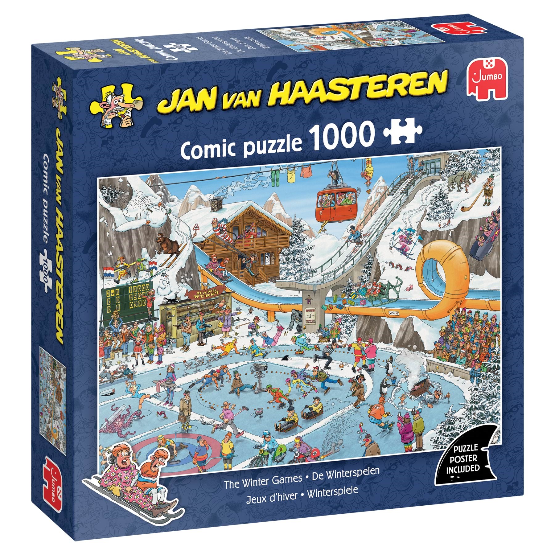 Jan van Haasteren The Winter Games (1000) Puslespil 1110100601