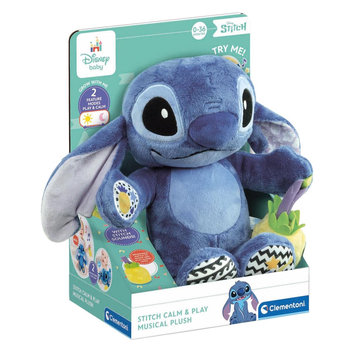 Clementoni Baby - Disney Stitch Interactive Soft Toy Plush Dukker Og Dukketilbehoer 17987