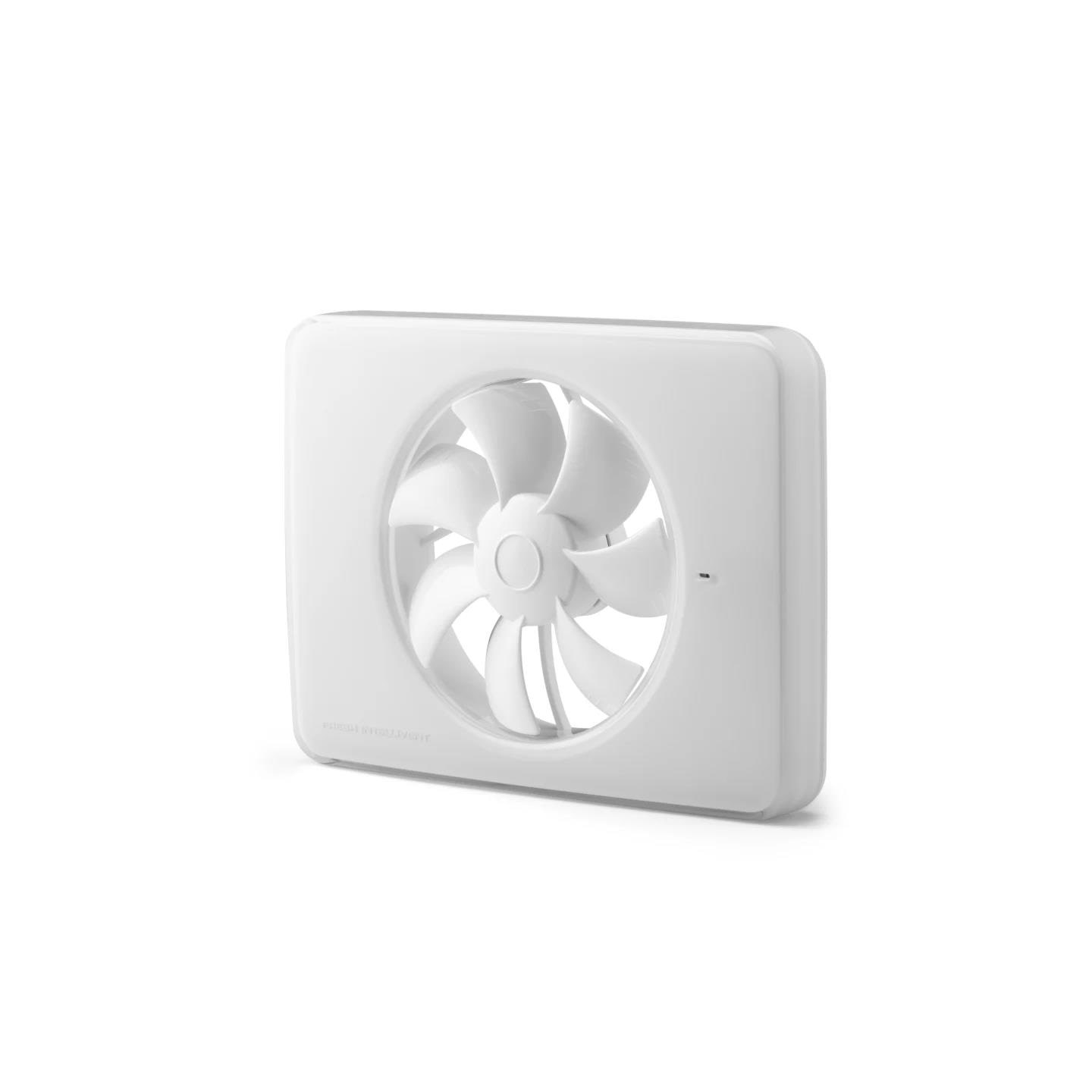 Fresh Intellivent 2.0 Ventilator, Fugtstyring og timer, Ø100 mm, hvid Ventilation 197270