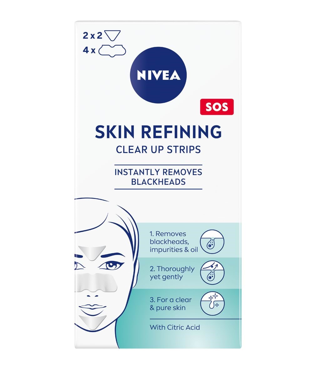 Nivea Refining Clear-Up Strips 6 stk. Ansigtspleje 4005808185580
