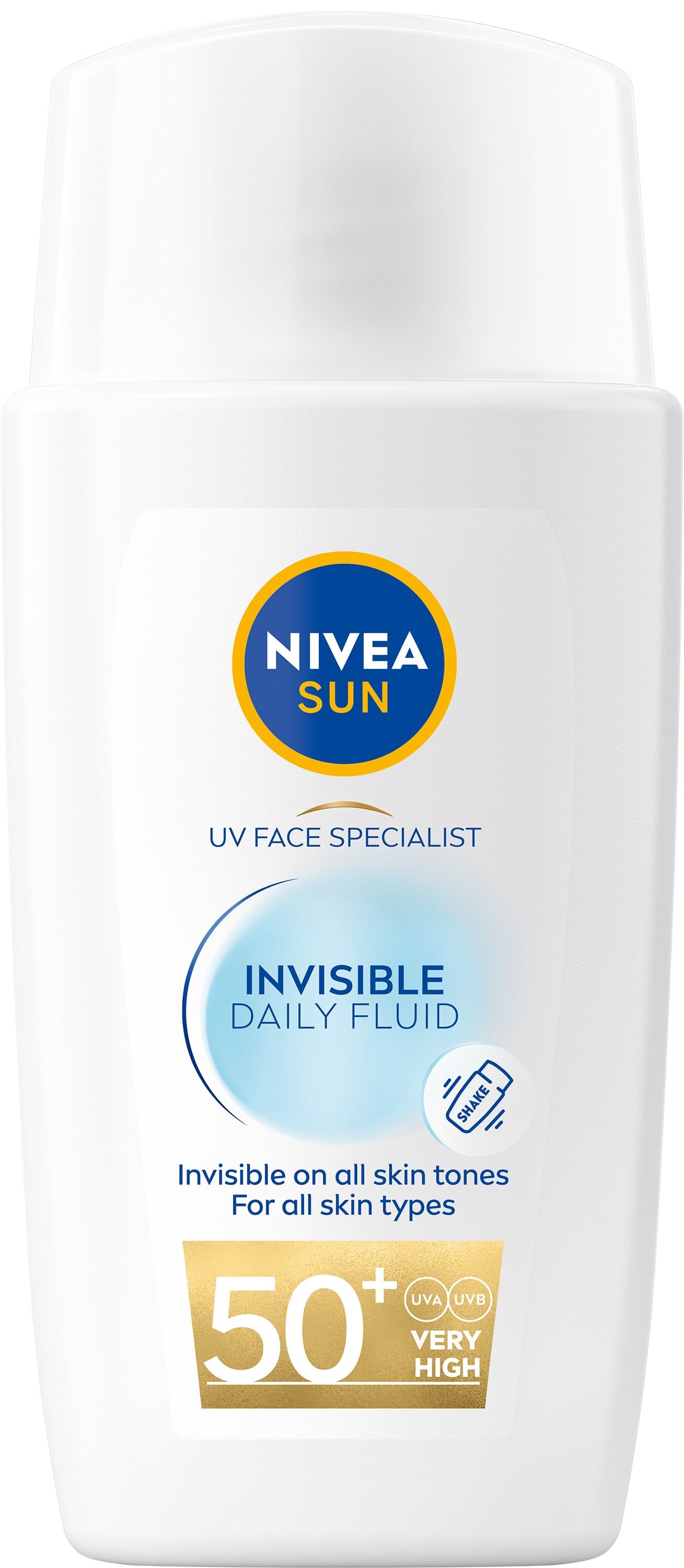 Nivea Sun UV Specialist SPF 50+ Invisible Daily Fluid 40 ml Kropspleje 4006000103488