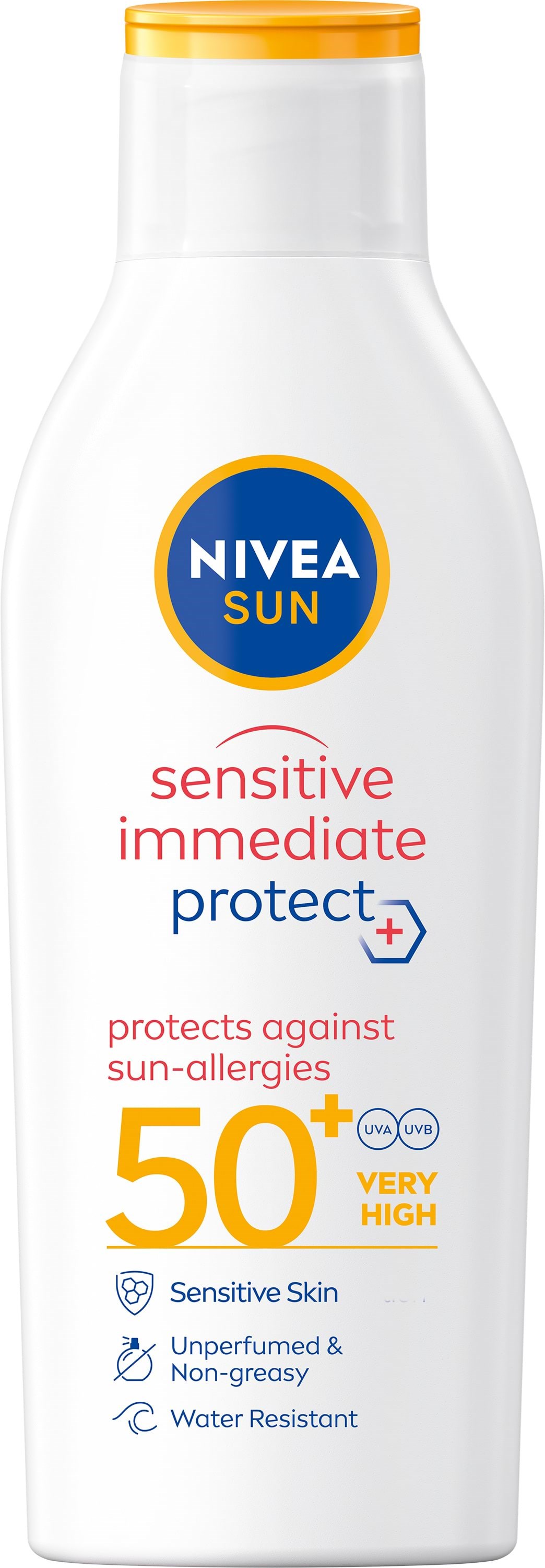 Nivea Sensitive Immediate Protect Sun Allergy Lotion SPF50+ - 200 ml Kropspleje 4006000138237