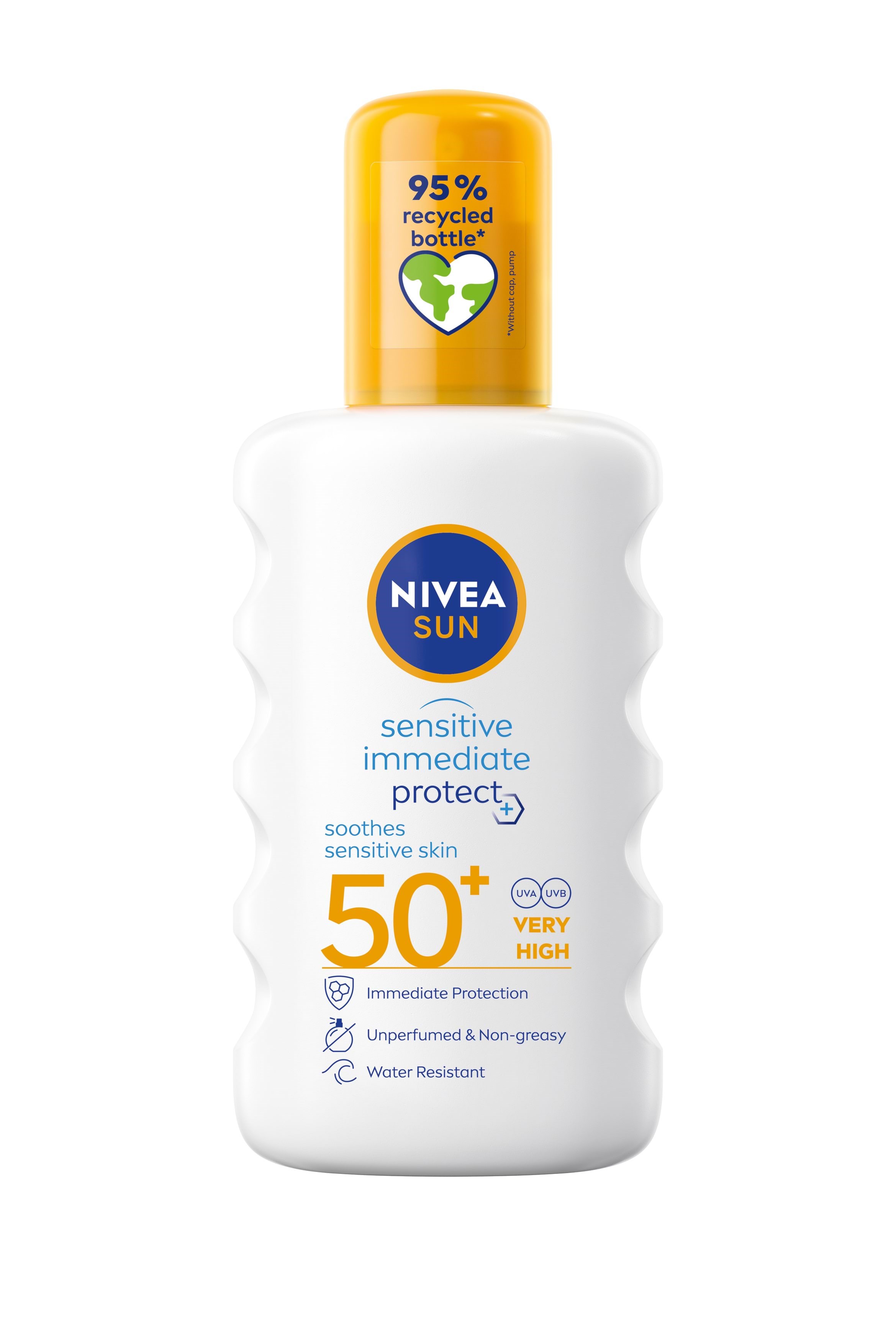 Nivea Sensitive Soothing Spray SPF50+ 200ml Kropspleje 4005900606457
