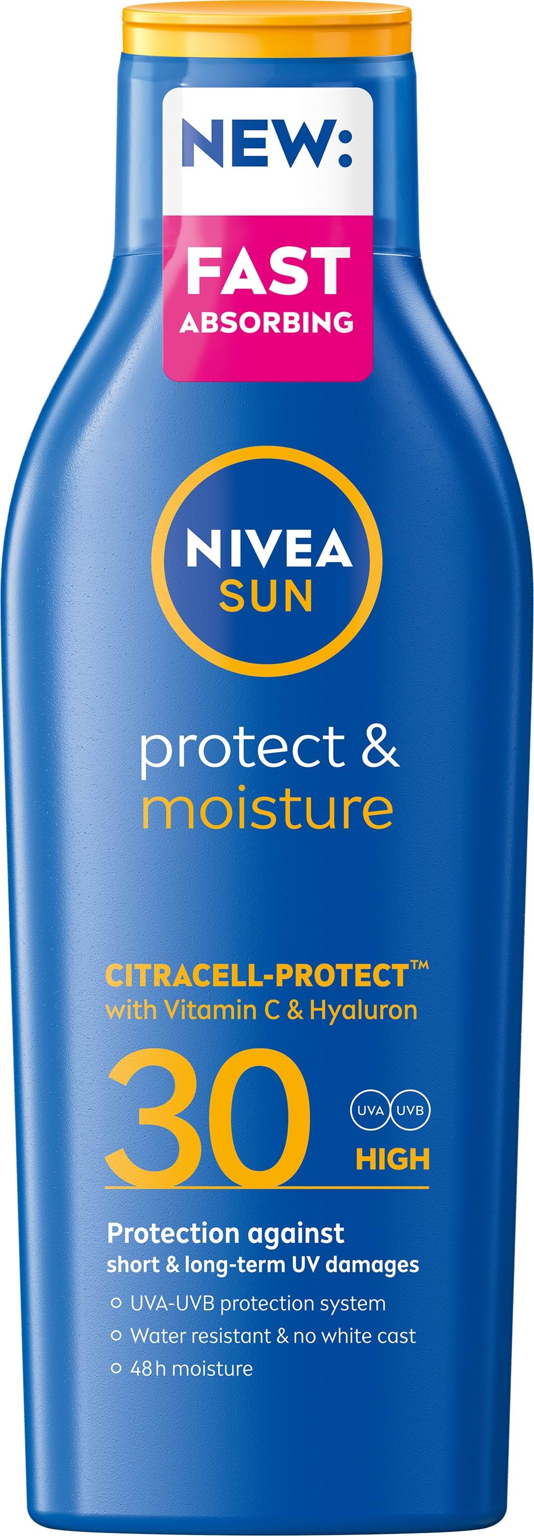 Nivea Sun Protect & Moisture Lotion SPF 30 - 200 ml Kropspleje 4005900370716