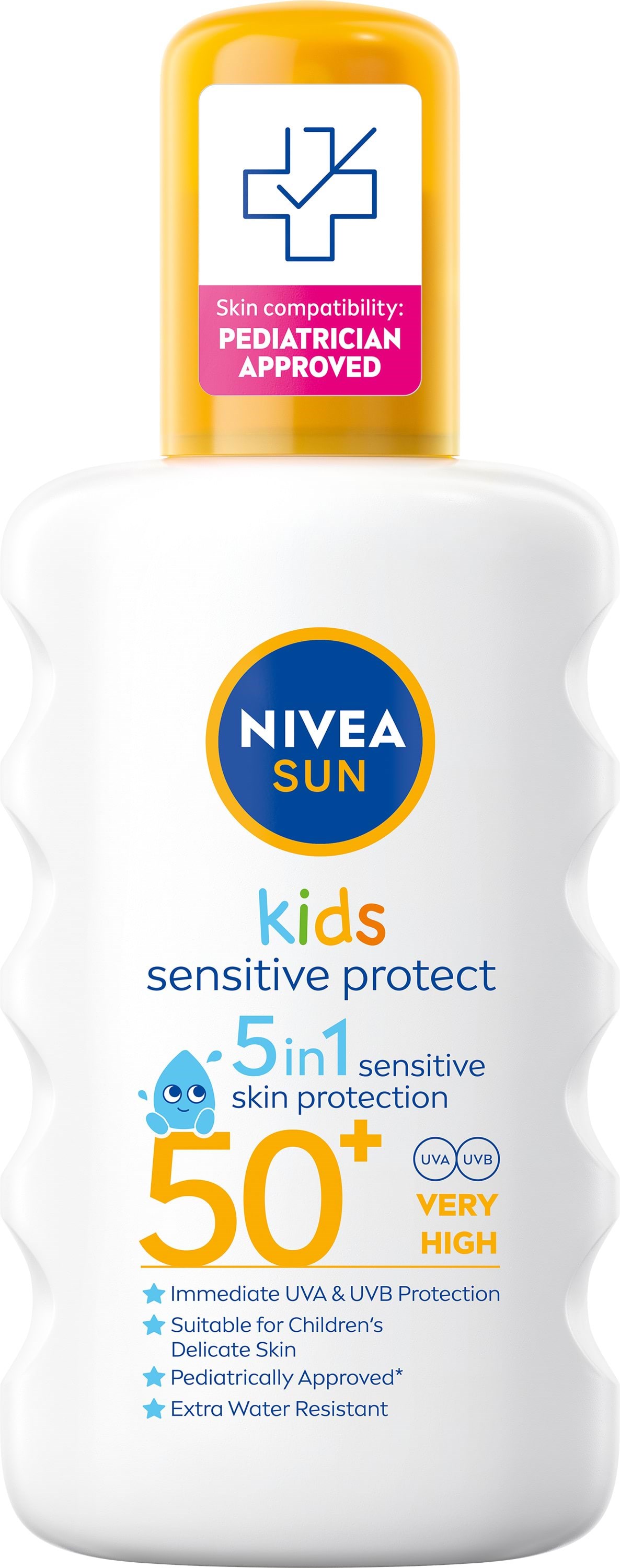 Nivea Kids Sensitive Sun Spray SPF 50+ 200ml Kropspleje 4006000132242