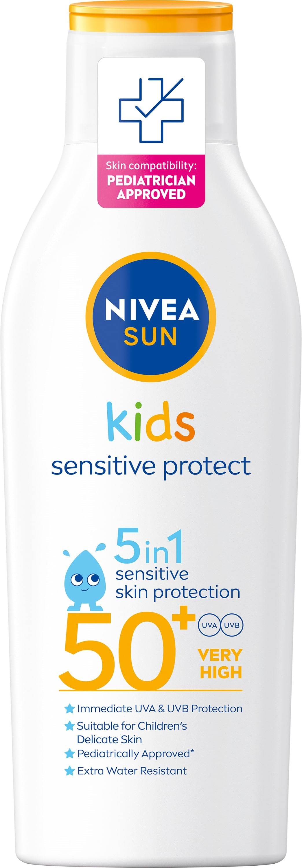 Nivea Kids Sensitive Sun Lotion SPF 50+ 200ml Kropspleje 4006000132273