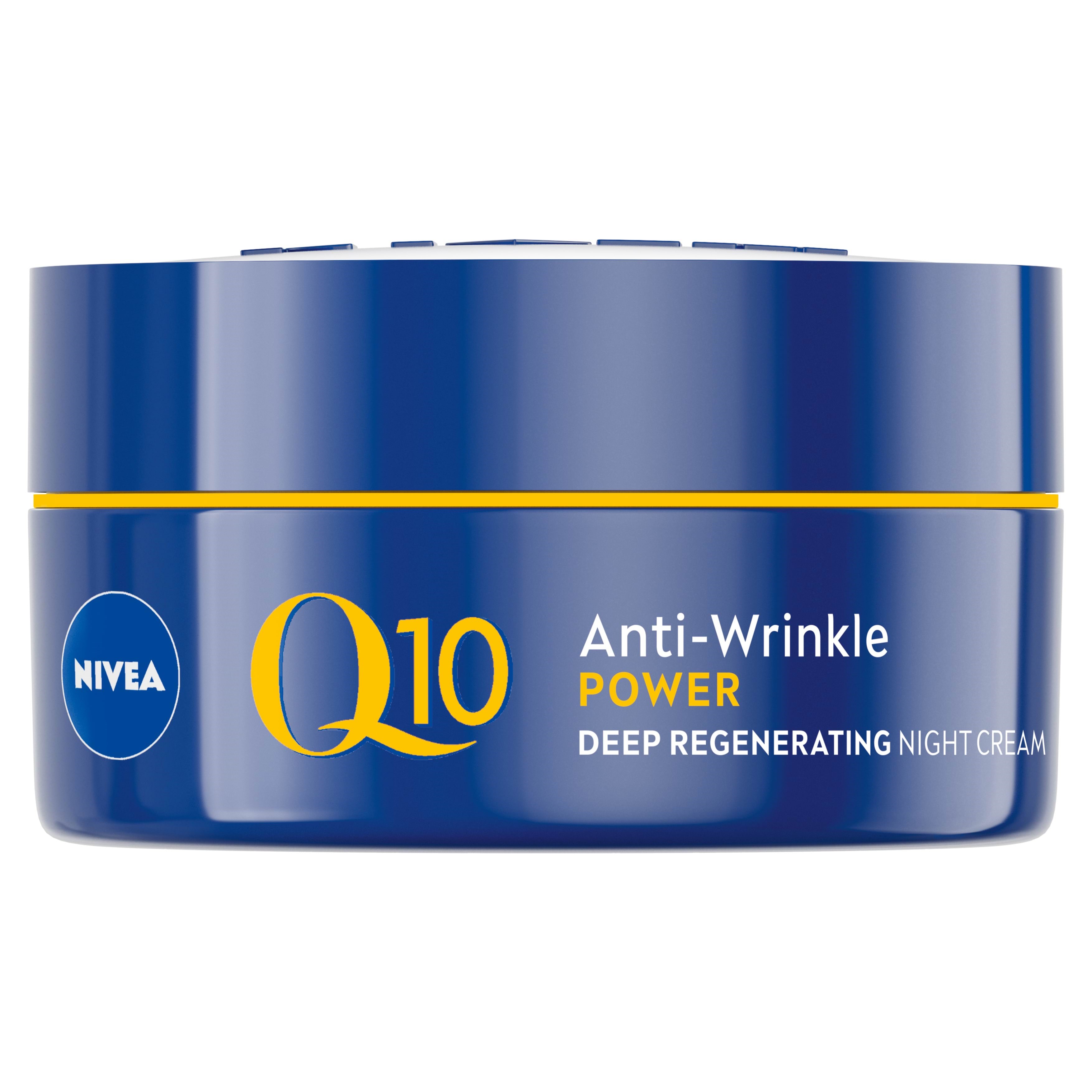 Nivea Q10 Power Anti-Wrinkle Night Cream - 50 ml. Ansigtspleje 4006000089843
