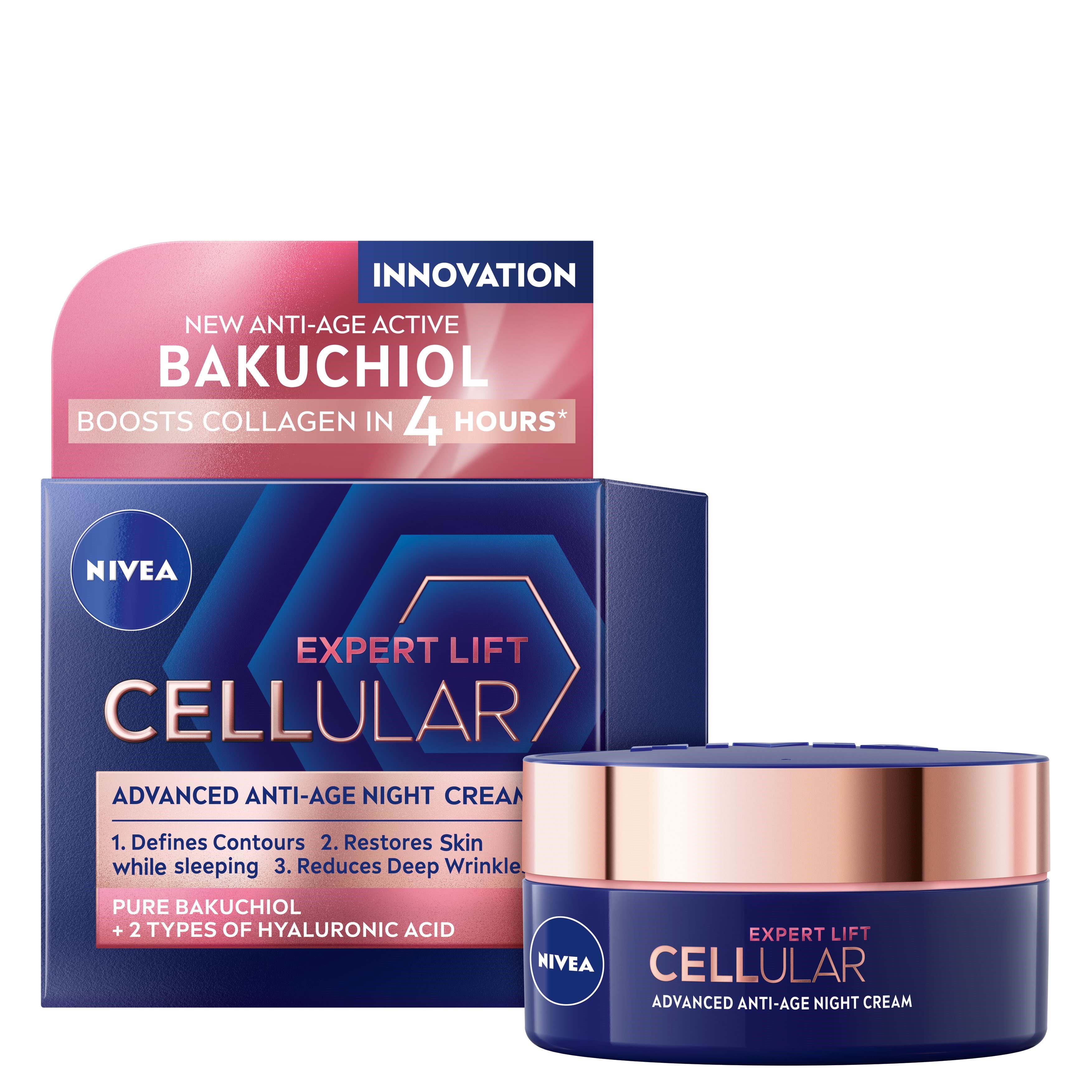 Nivea Cellular Expert Lift Anti-Age Night Cream - 50 ml. Ansigtspleje 4005900599469