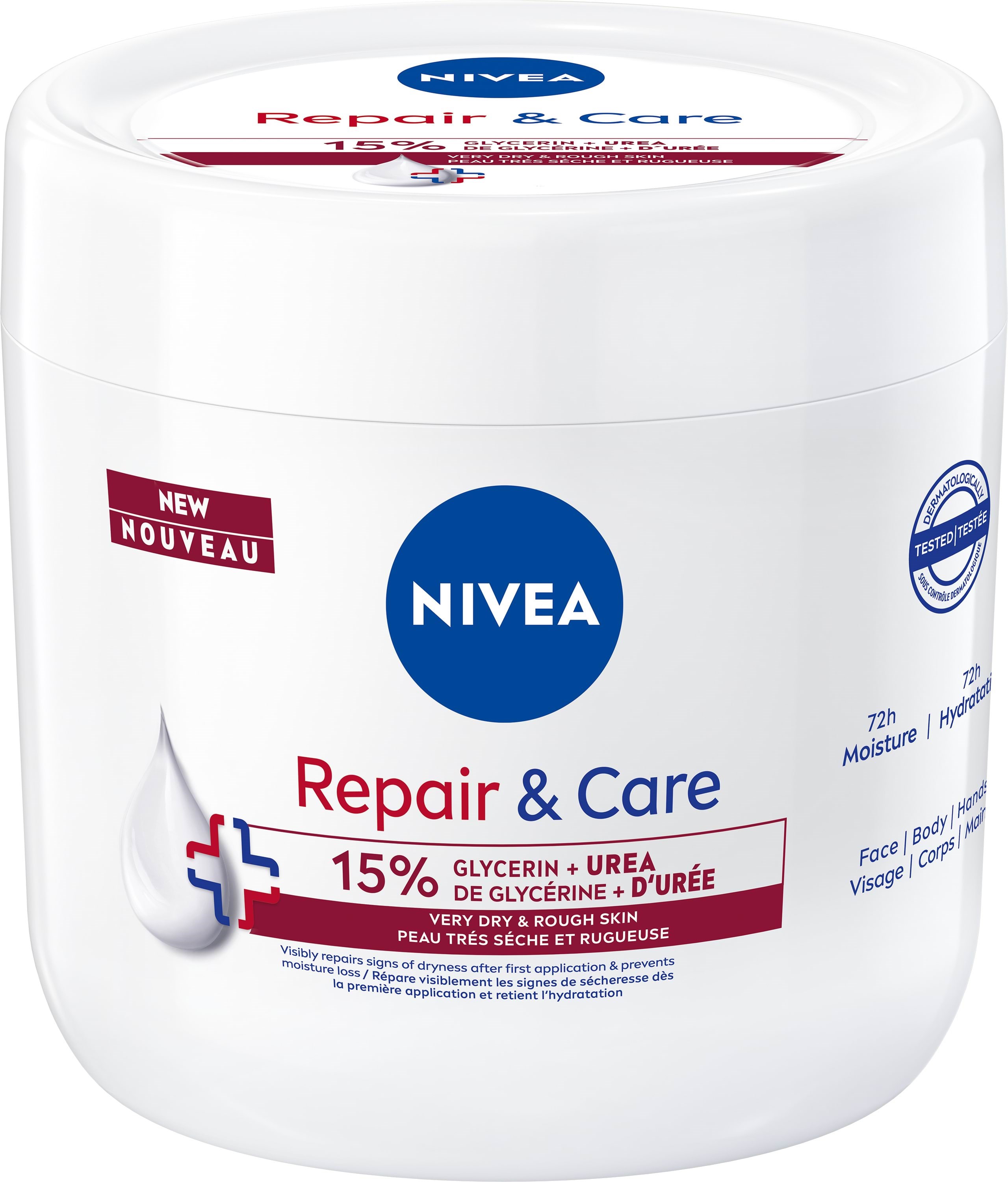 Nivea Repair & Care Body Cream UREA 400ml Kropspleje 4006000128702