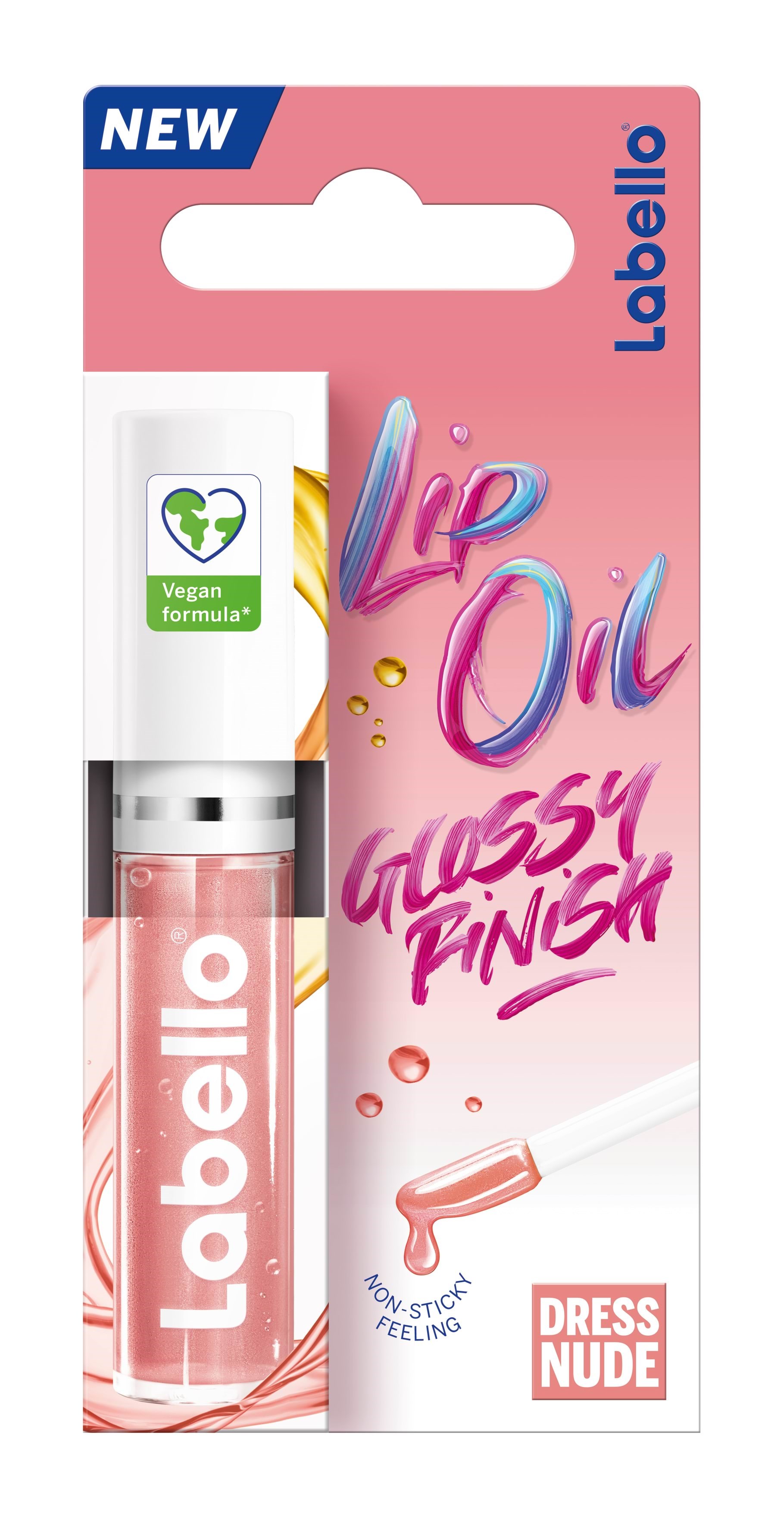 Labello Lip Oil Dress Nude 5,5g Ansigtspleje 4006000064529