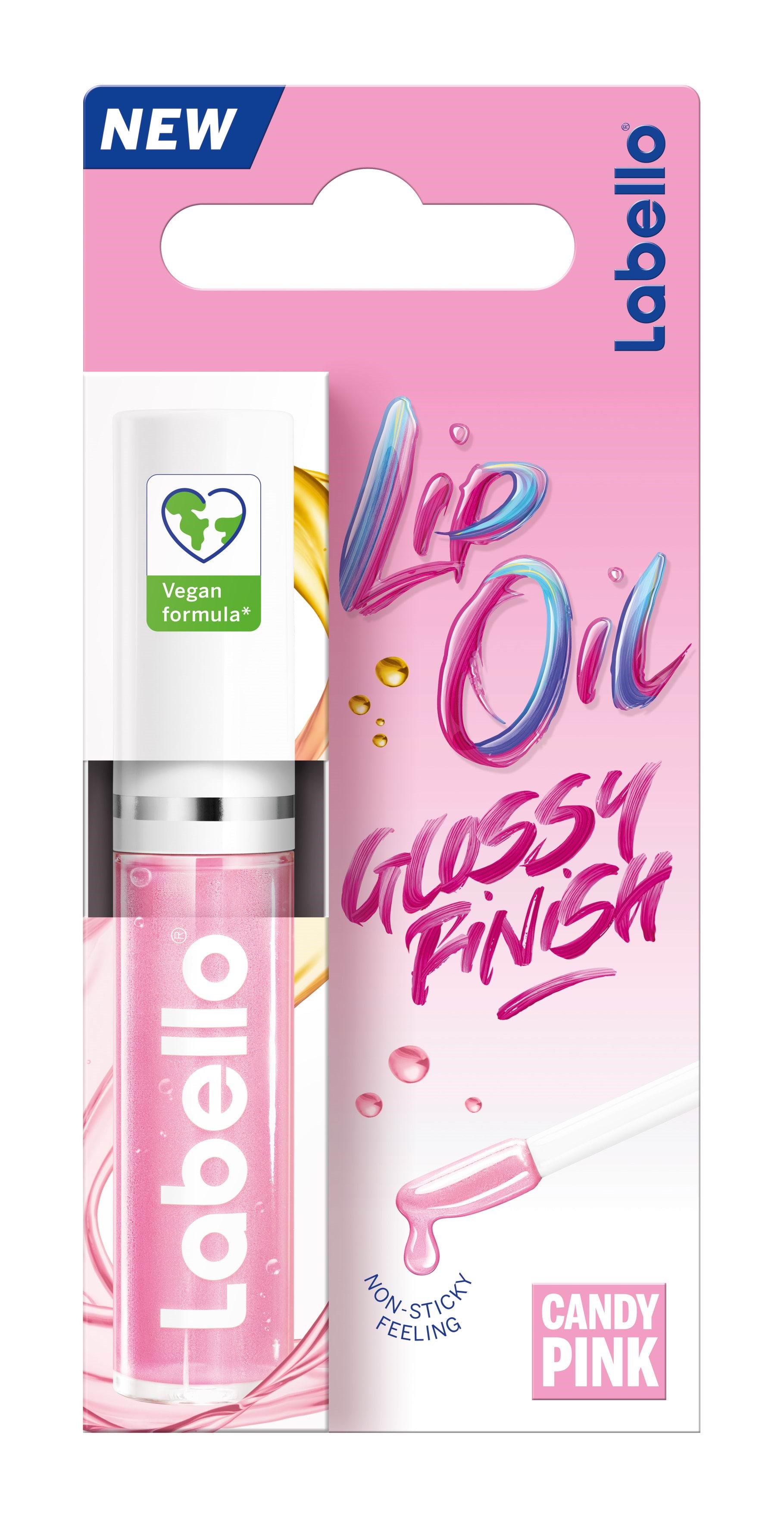 Labello Lip Oil Candy Pink 5,5g Ansigtspleje 4006000064543
