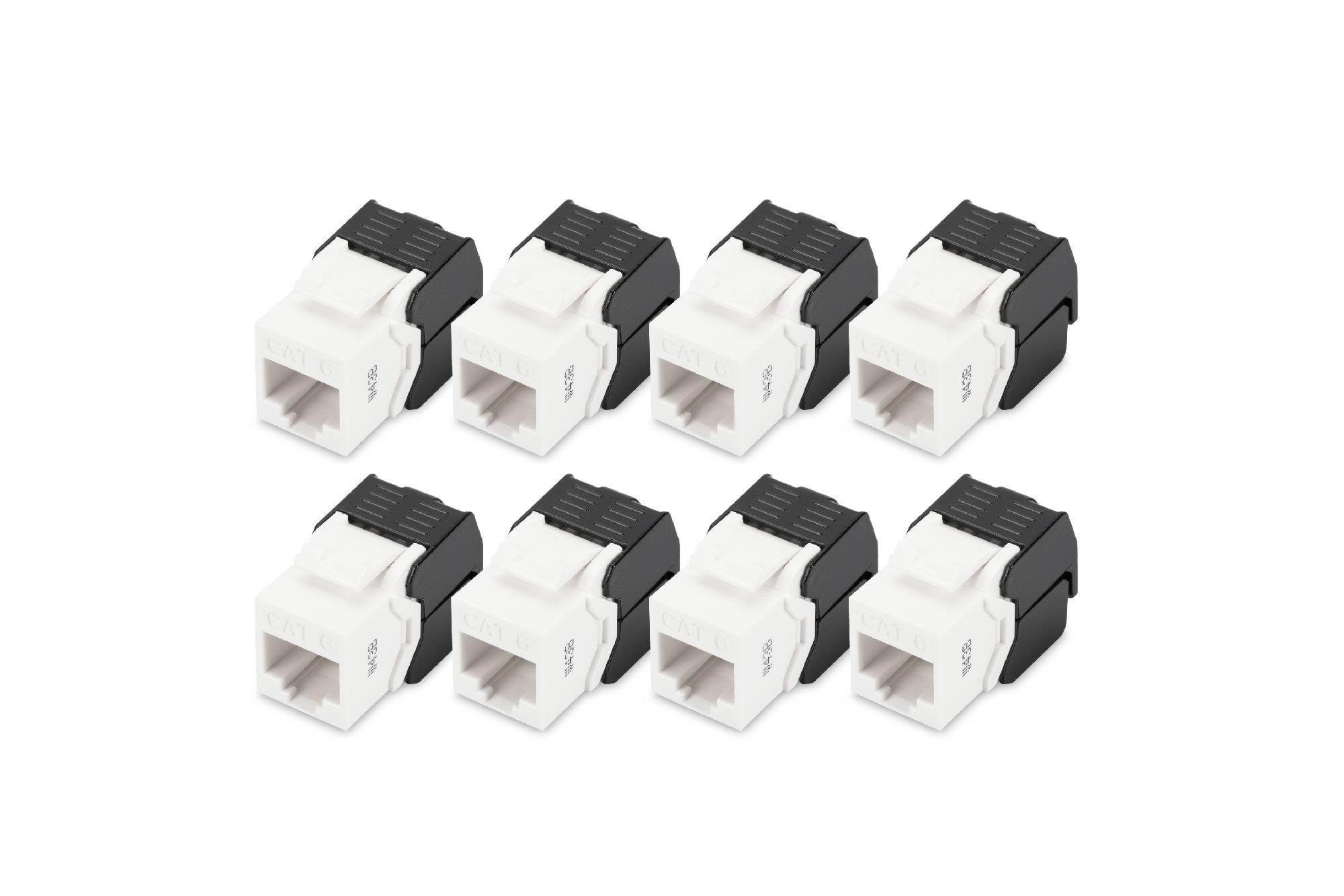 DIGITUS CAT 6 Keystone Jack (8-Pack) Netværkstilbehør DN-93603-8