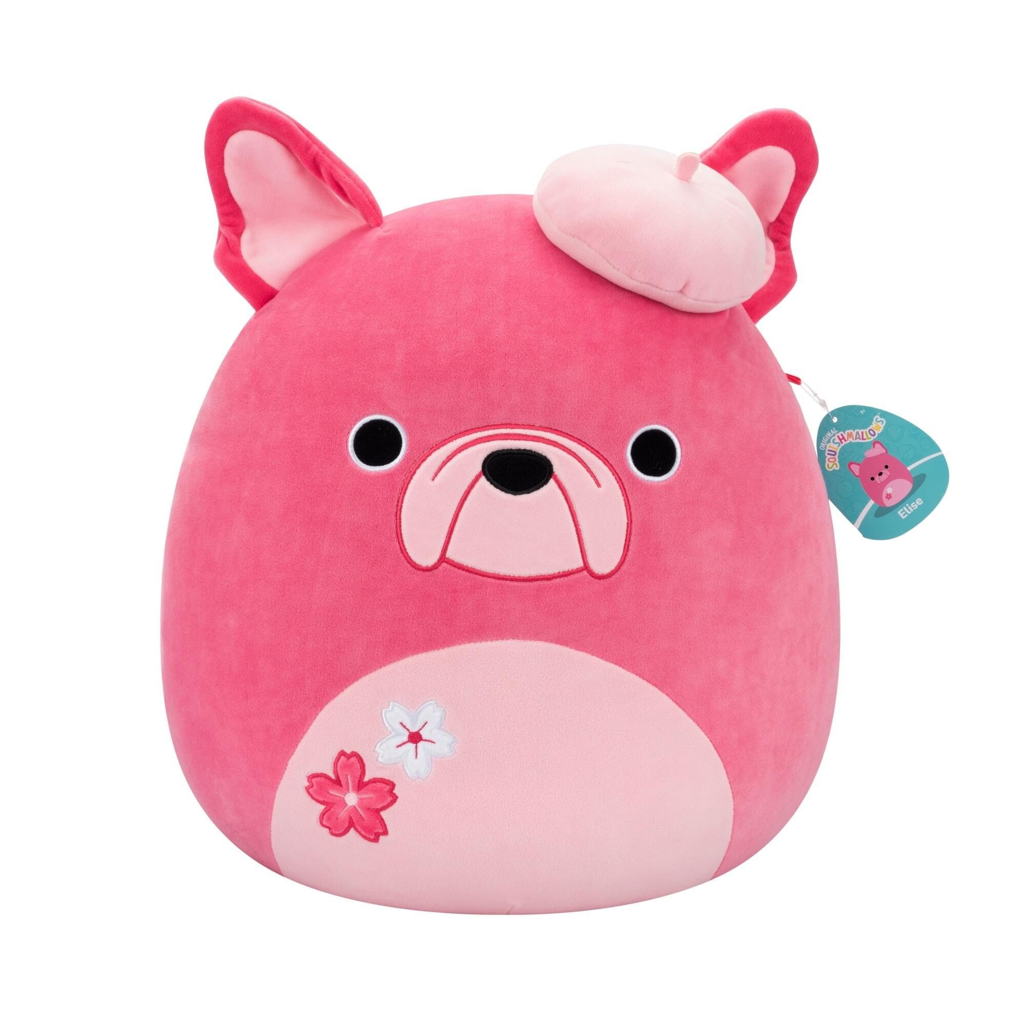 Squishmallows Elise the Sakura French Bulldog 40 cm Bamser 227698