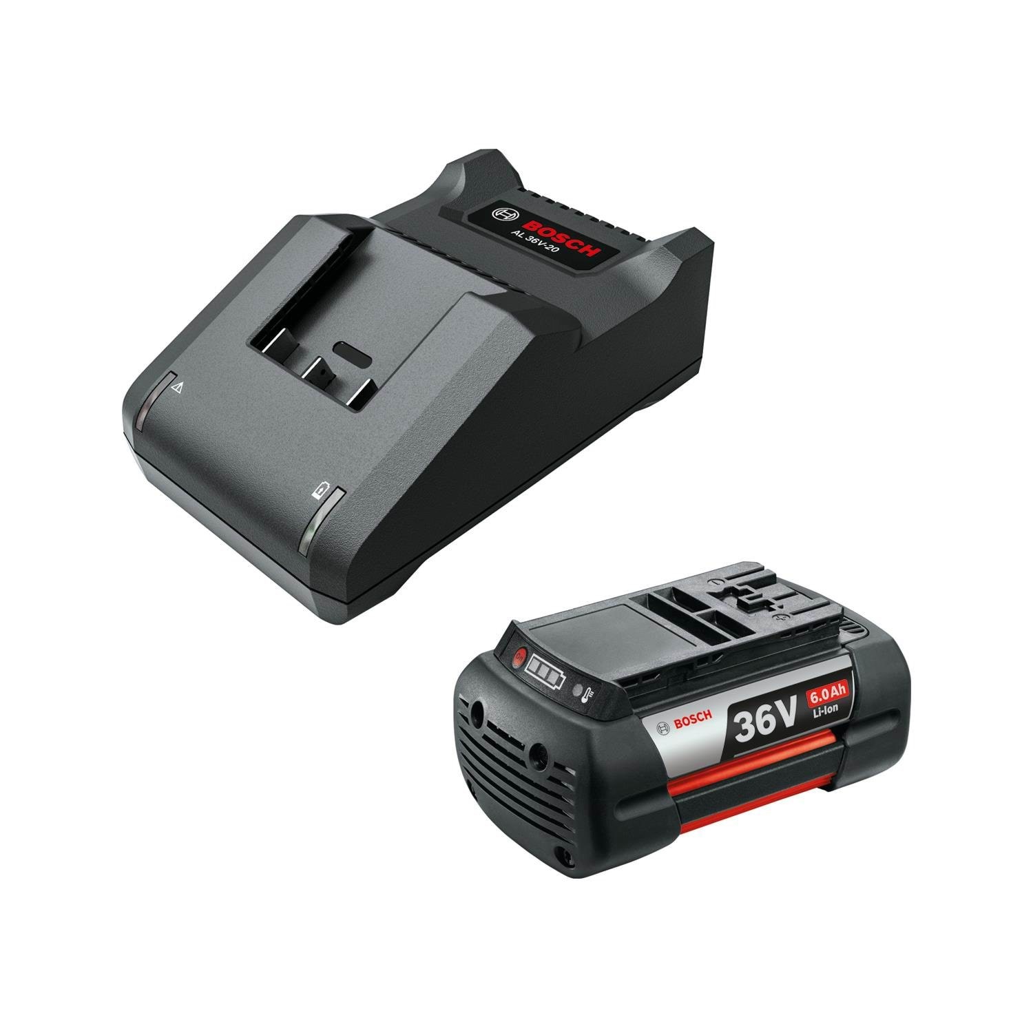 Bosch BATTERISÆT 36V 6AH M/AL36V-20 LADER Akku Lader F016800636