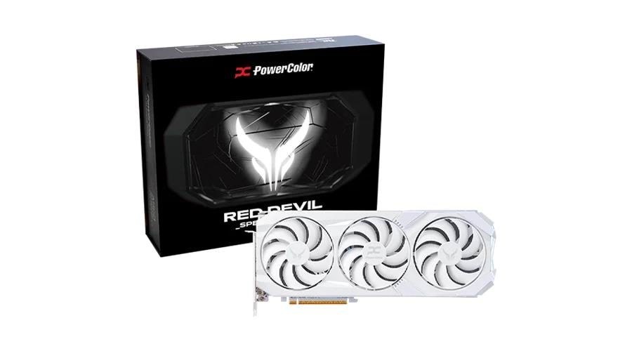 PowerColor Radeon RX 9070 XT Red Devil Spectral White - 16GB GDDR6 RAM - Grafikkort