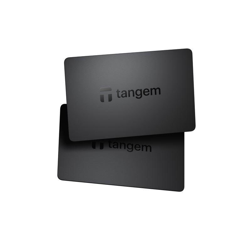 Tangem Wallet - 2-card set - Black Systemtilbehør TG128X2-B