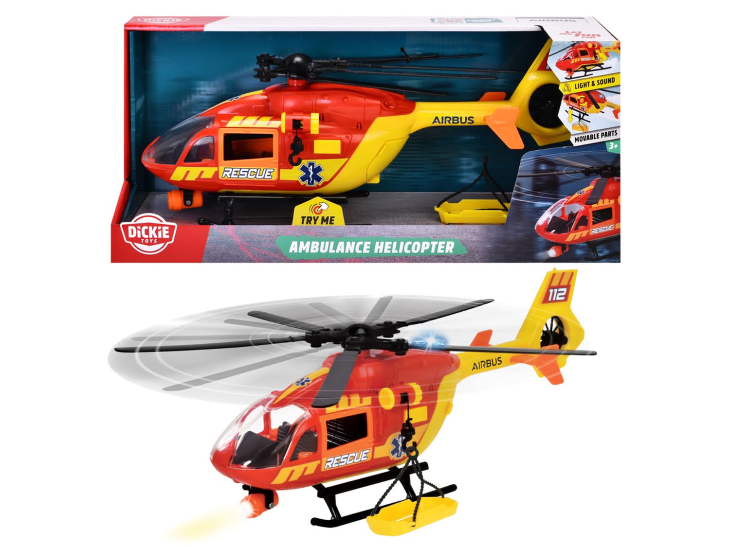 Dickie Ambulancehelikopter Legetøjsbil 203716024