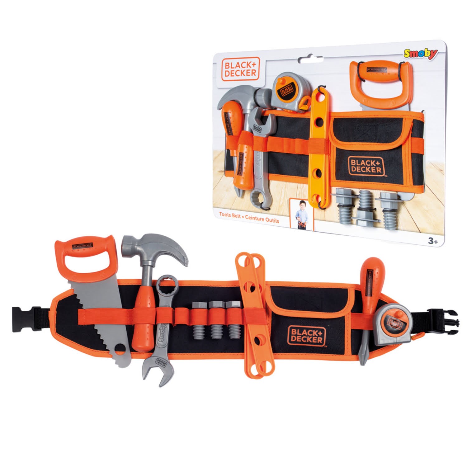Smoby Black+Decker Værktøjsbælte i stof Legetøj 7600360917