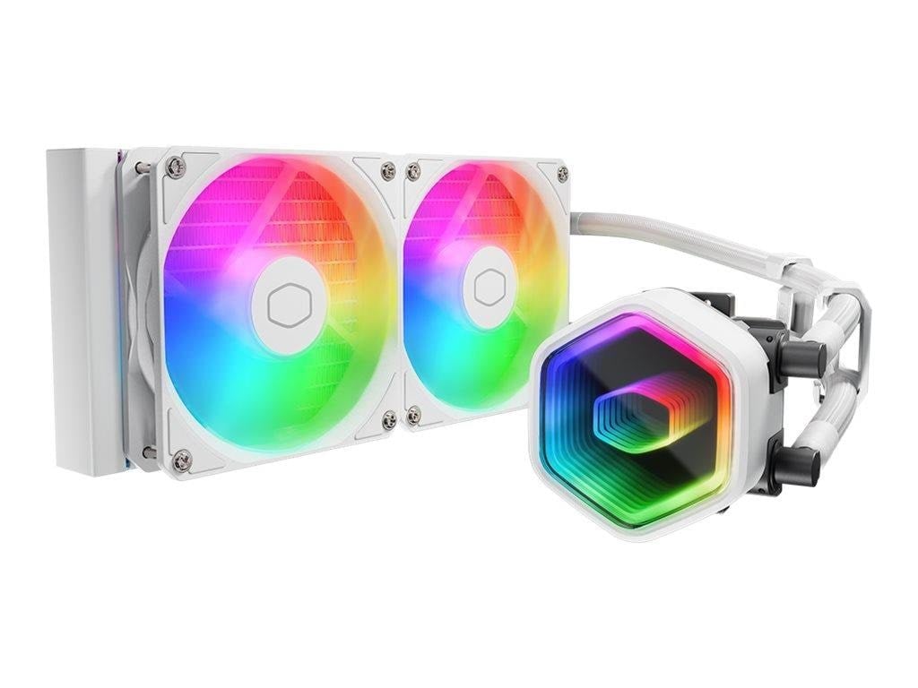 Cooler Master MasterLiquid 240 Core II - CPU Vandkøling Cpu Køler Hvid MLW-D24M-A18PA-RW