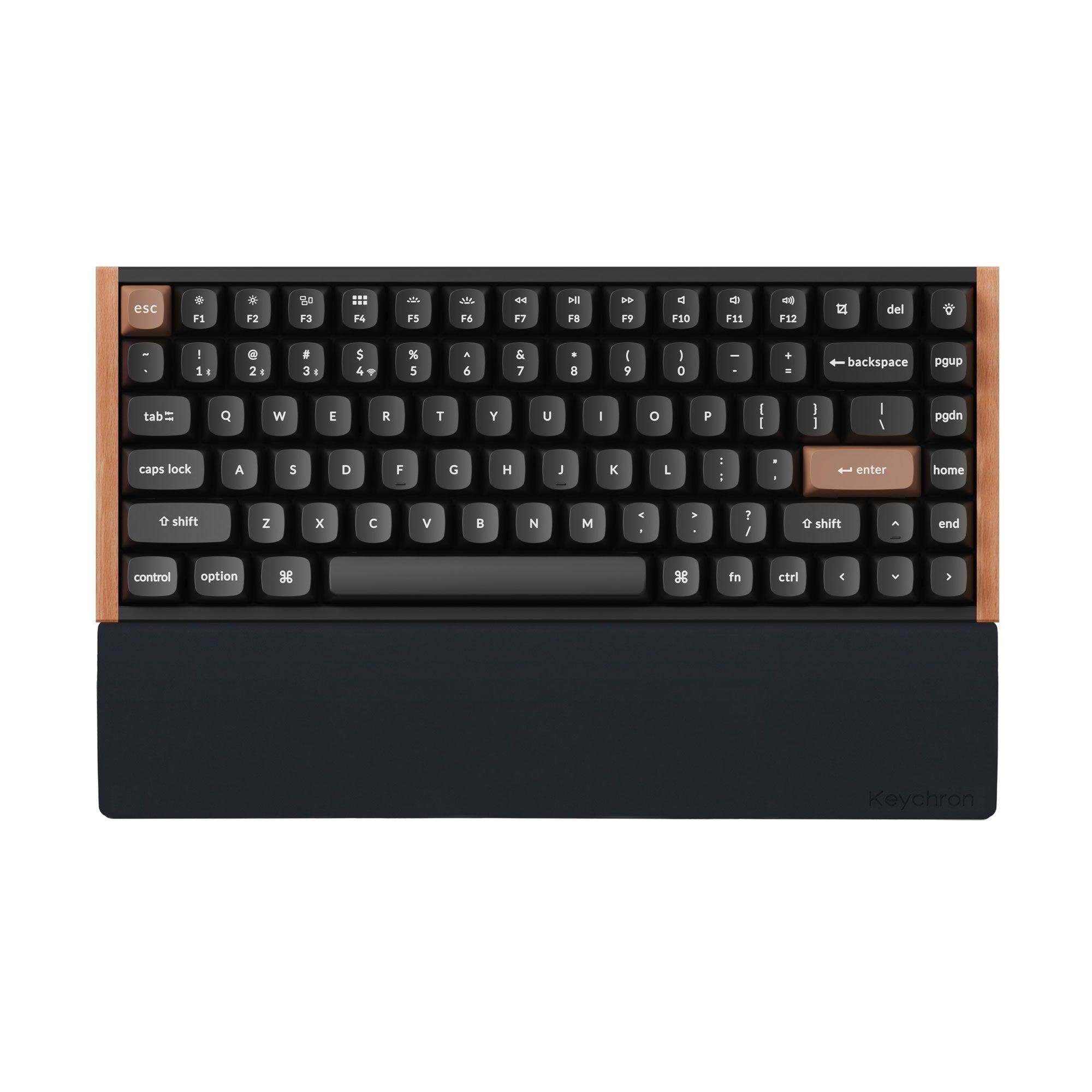 Keychron Silicone Palmrest K2 / K2 Pro / K2 Max / K2 HE / K6 / K6 Pro series - Håndledsstøtte - Sort