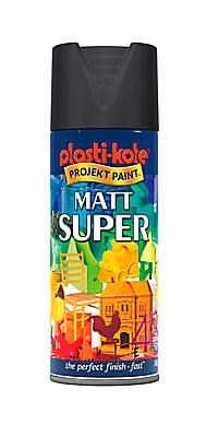 Borup Super Spraymaling, Sort mat 9005m, 400 ml Maling 360039005