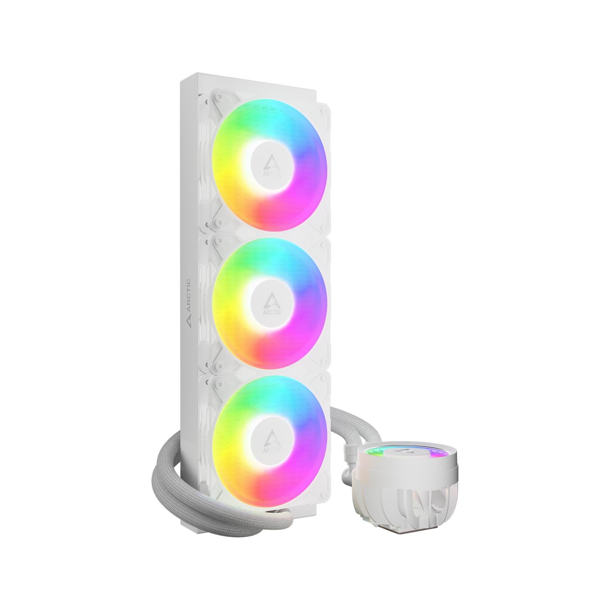 Arctic Liquid Freezer III Pro 360 A-RGB (White) - CPU Vandkøling Cpu Køler Hvid med RGB ACFRE00188A