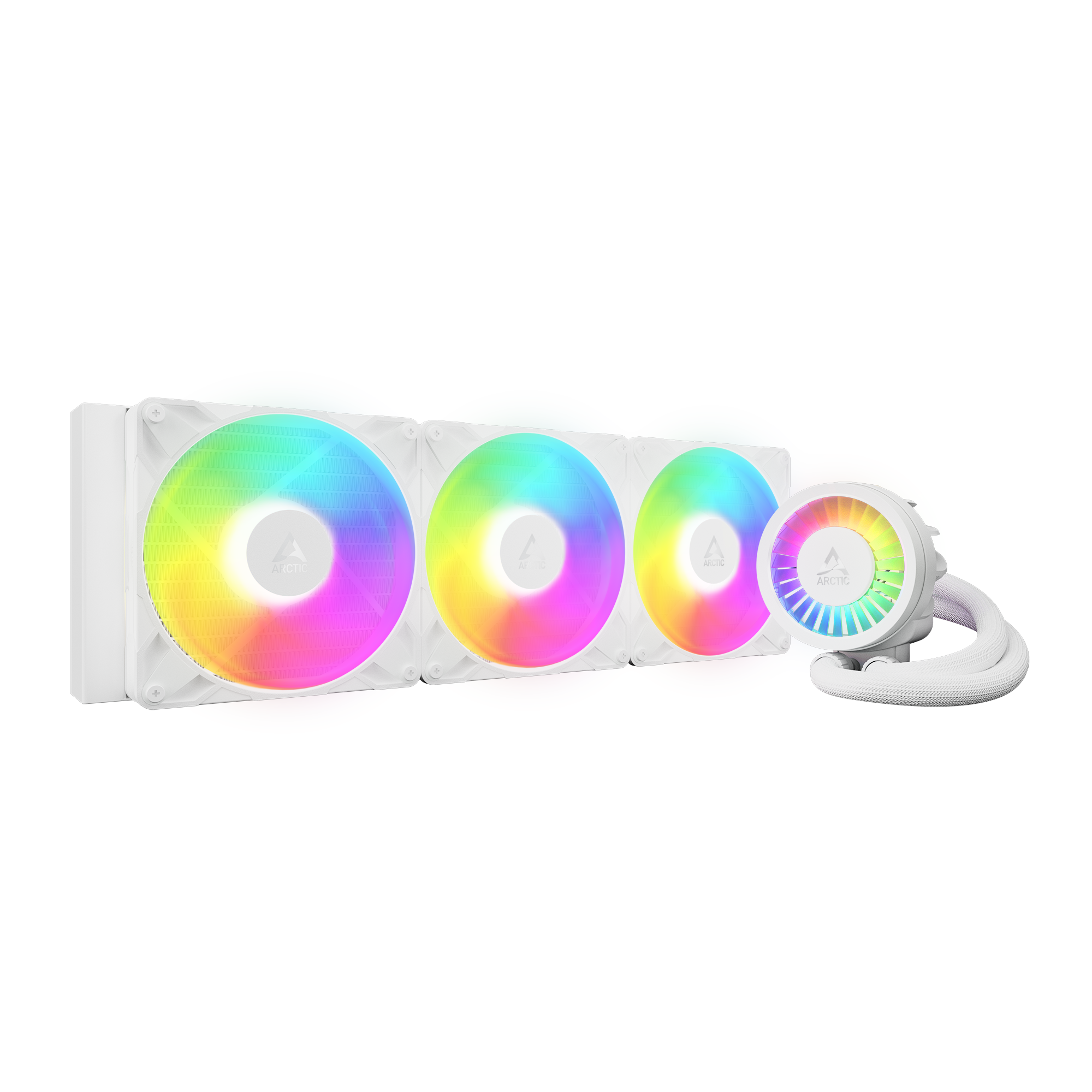 Arctic Liquid Freezer III Pro 420 A-RGB (White) - CPU Vandkøling Cpu Køler Hvid med RGB ACFRE00189A
