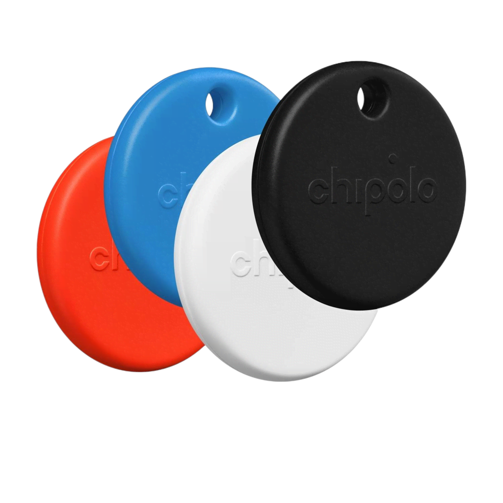 Chipolo POP - Black/White/Red/Blue (4-Pack) Mobil Tilbehør RWS.0000008.000