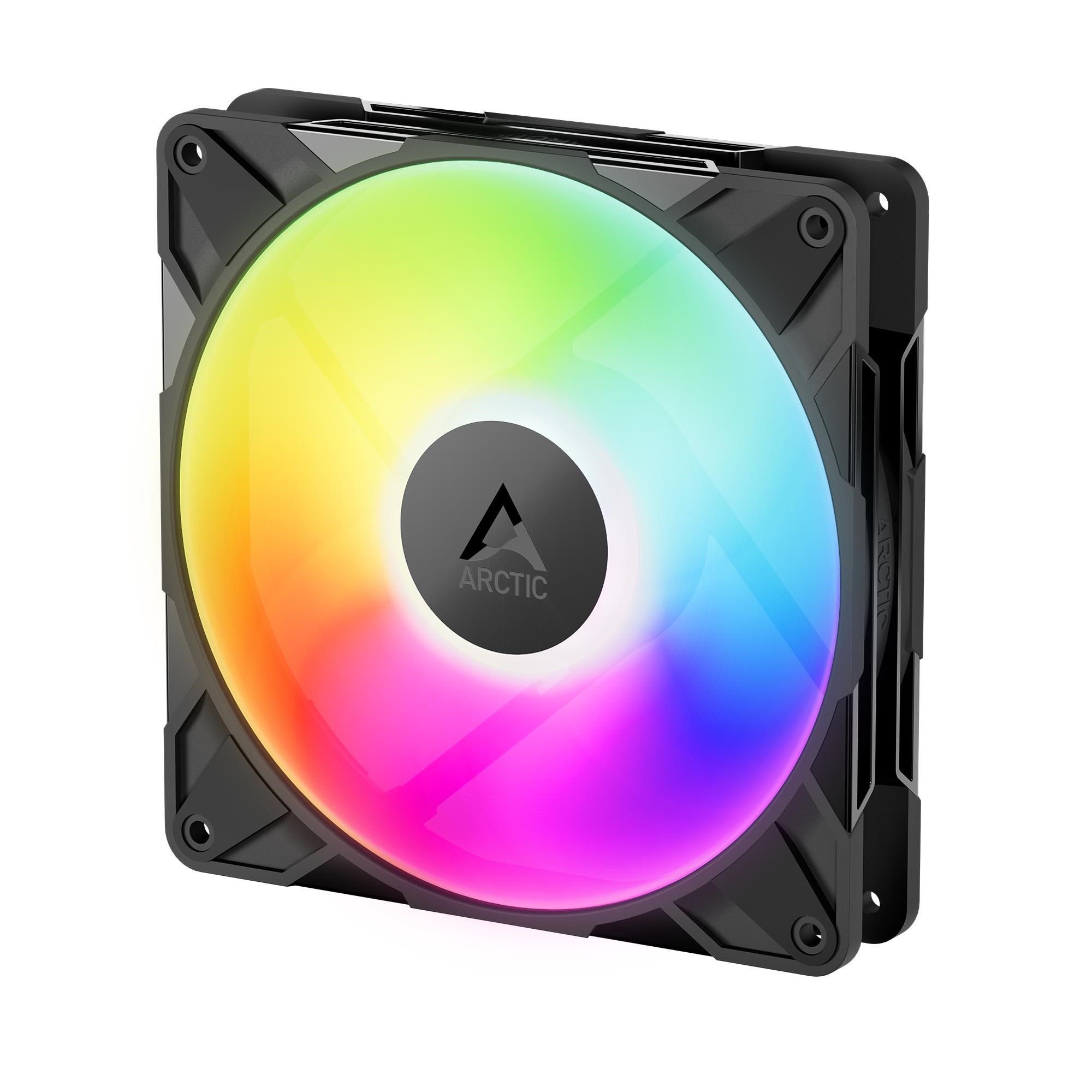 Arctic P14 Pro PST A-RGB - Kabinet køler - 140mm - Sort med RGB LED lys