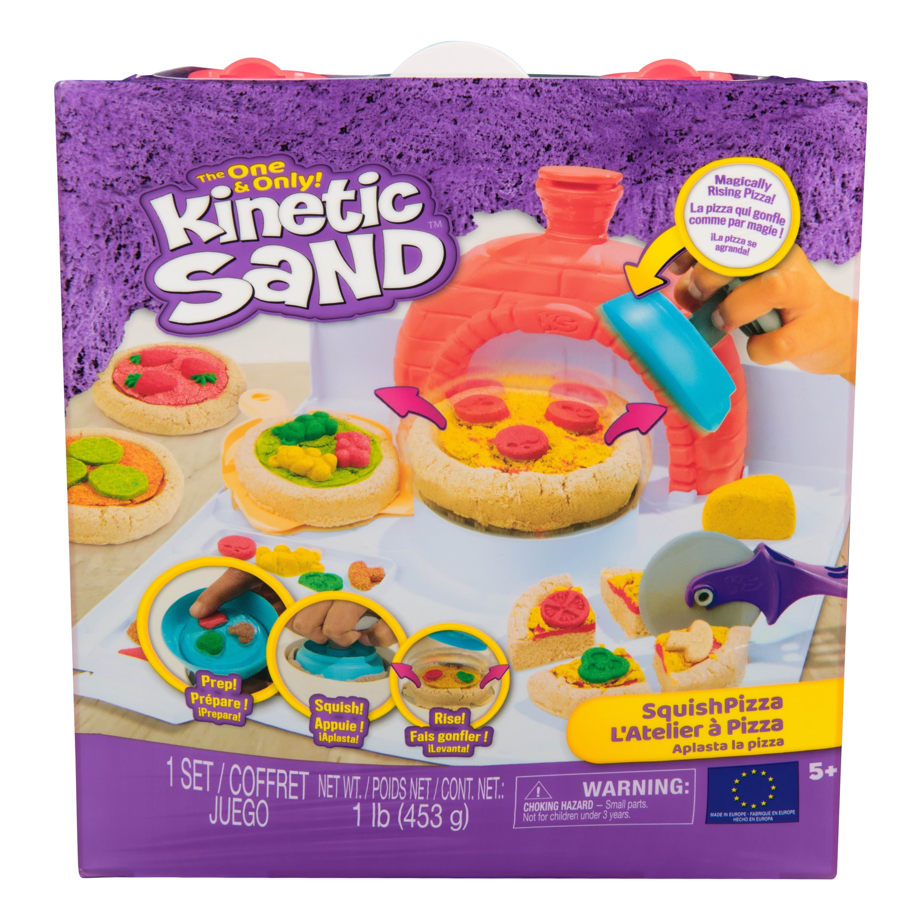 Kinetic Sand Squish Pizza Kreativt Legetøj 6072551