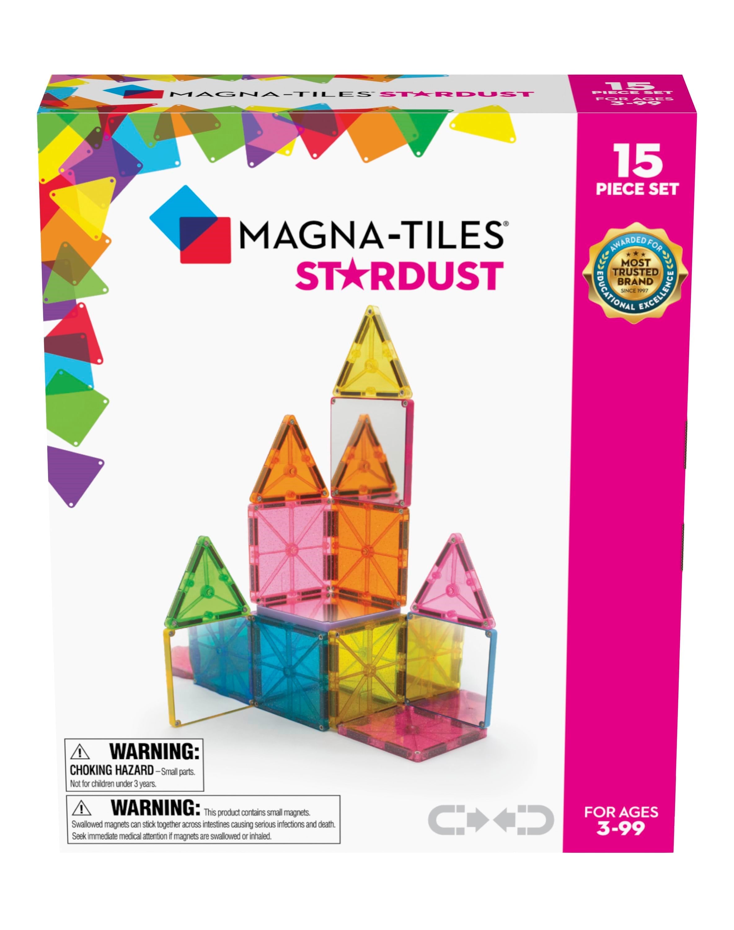 Magna-Tiles Stjernestøv 15 stk. Konstruktionslegetøj 90210