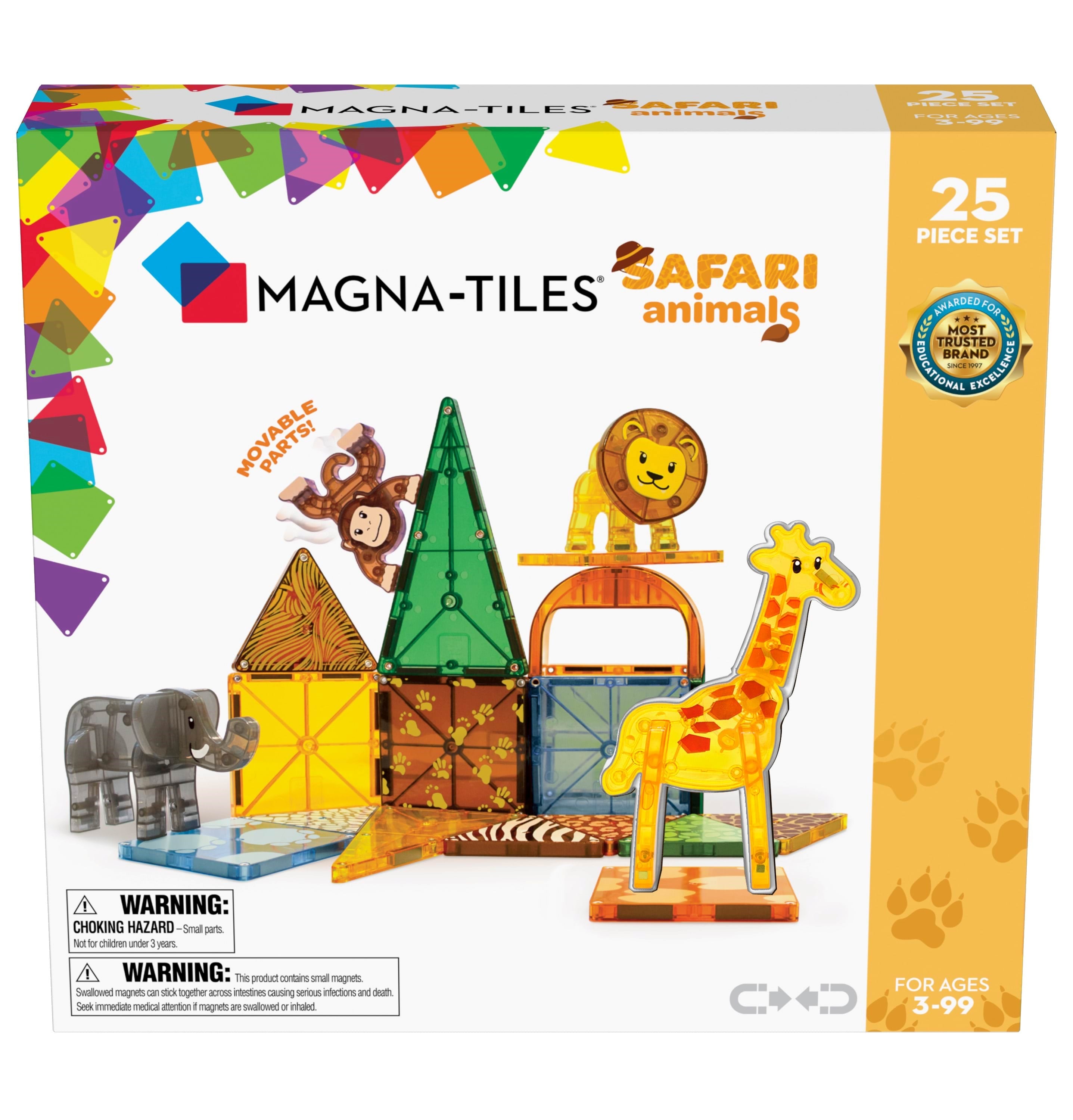 Magna-Tiles Safari dyr 25 stk sæt Konstruktionslegetøj 90220