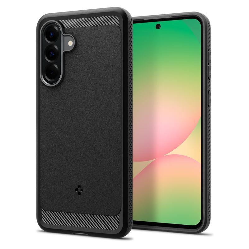 Spigen Rugged Armor - matte black - Samsung Galaxy A56 5G Mobilcover ACS09225