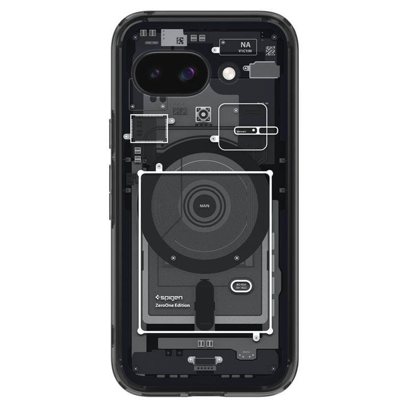 Spigen Ultra Hybrid MagSafe - zero one black - Google Pixel 9a Mobilcover ACS09044