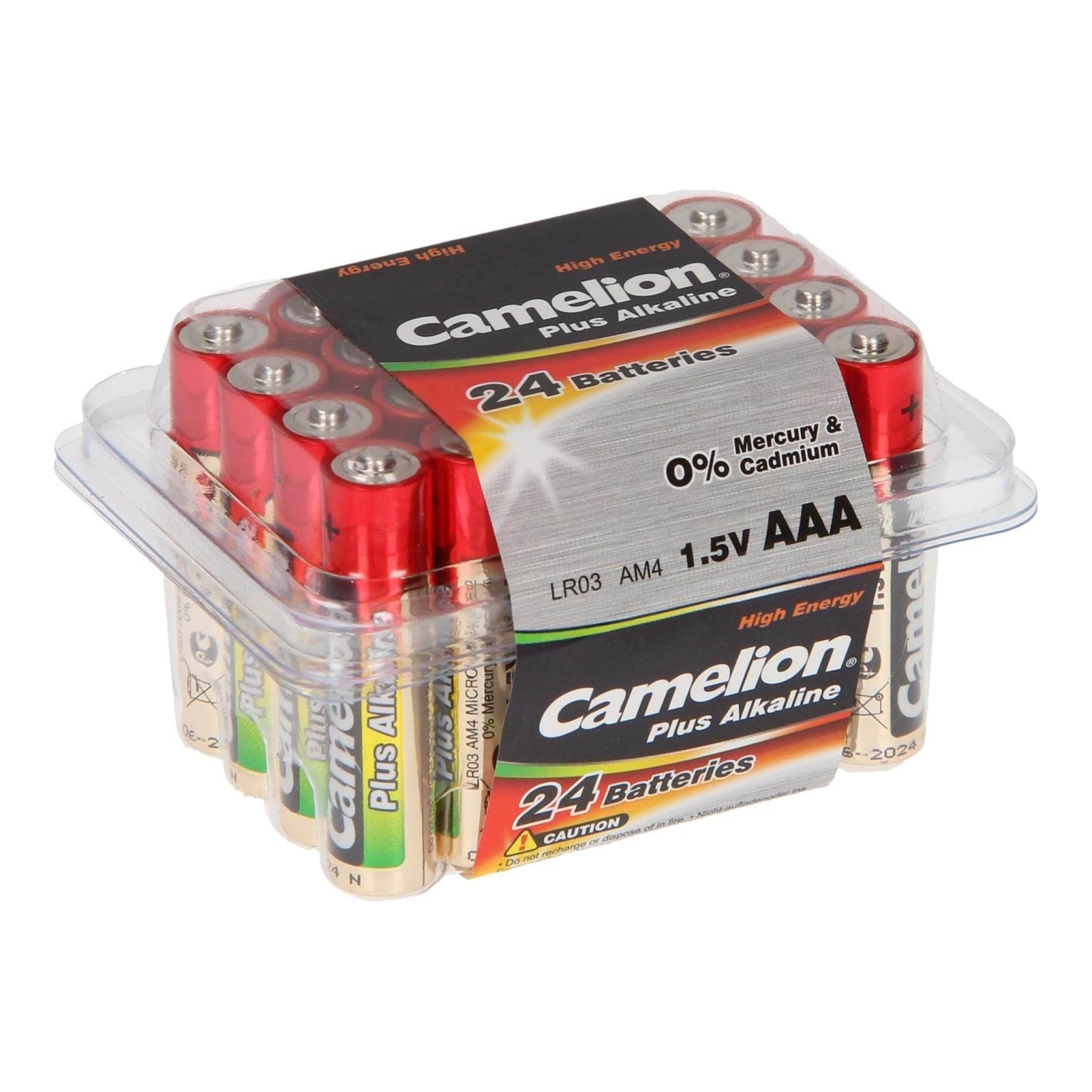 Battery Sales Europe - Camelion Plus Battery Alkaline AAA/LR03 24pcs. Batteri 11102403