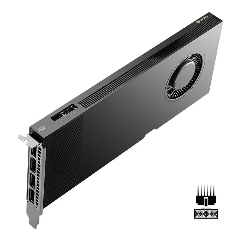 NVIDIA RTX PRO 4000 Blackwell Retail - 24GB GDDR7 RAM - Grafikkort Grafikkort Sort 900-5G147-2570-000