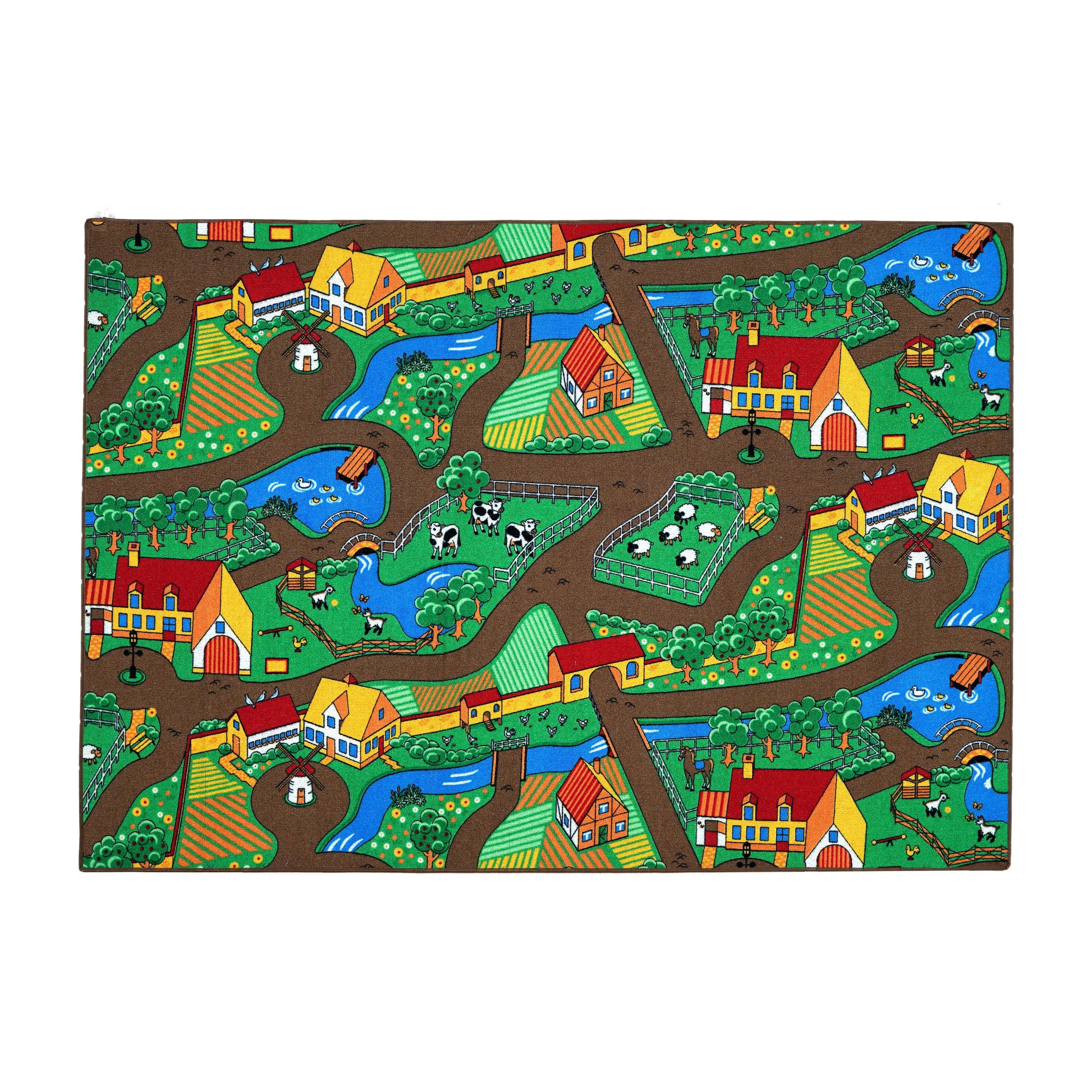 Rebel Roads Farm Life Playmat - 140 x 200 cm Børneværelse 307014