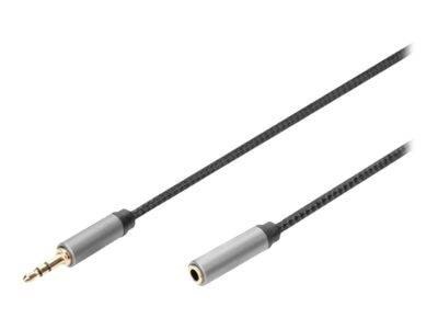DIGITUS audio cable - 3 m Audiokabel Sort DB-510210-030-S