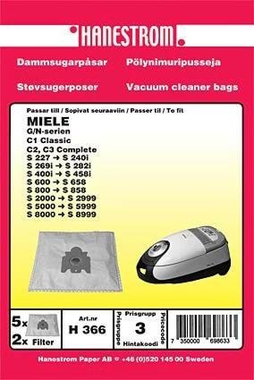hanestroem Vacuum Cleaner Bags - 5 pcs Støvsugerpose H431