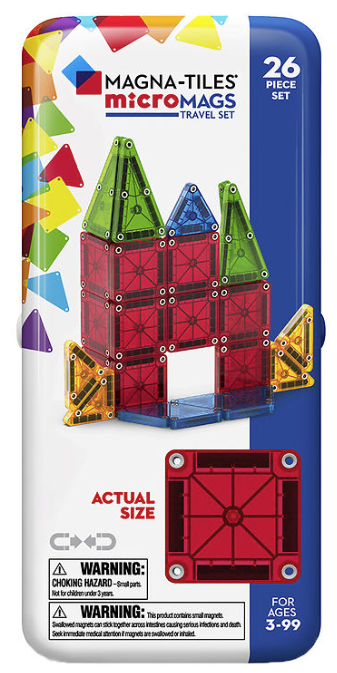 Magna-Tiles rejsesæt 26 dele Konstruktionslegetøj 90295