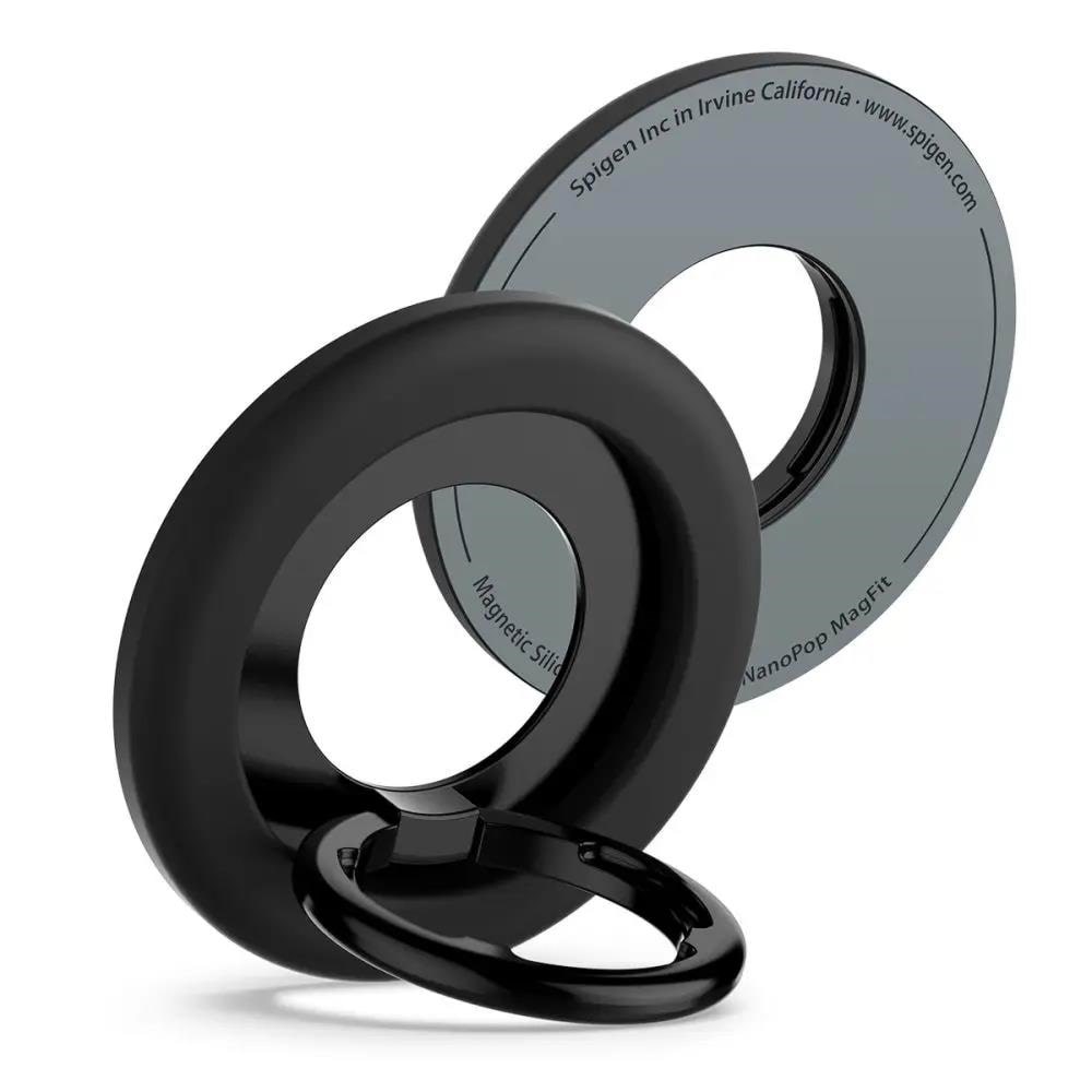Spigen Nano Pop MagSafe Phone Holder - black sesame Mobil Tilbehør AMP09029