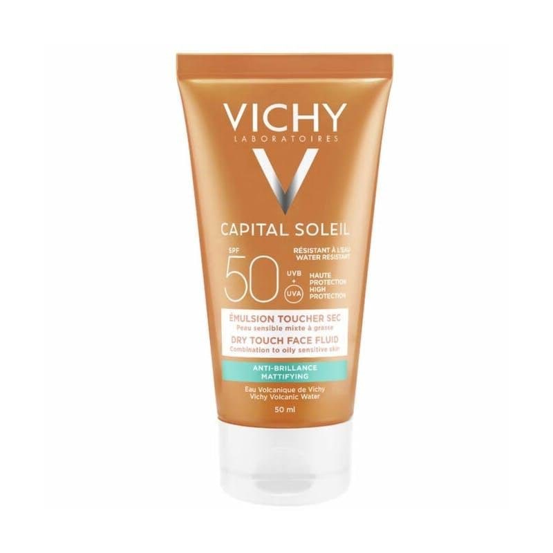 Vichy Ideal Soleil Dry Touch SPF50 50ml Kropspleje 3337871323622