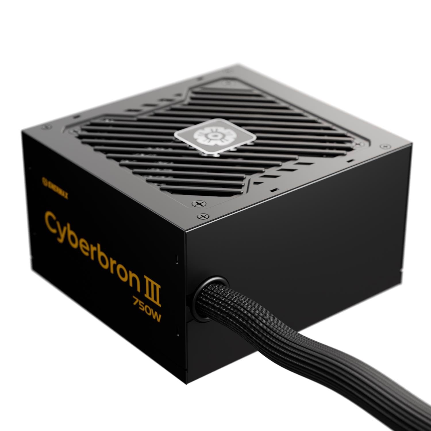 Enermax Cyberbron III 750 Strømforsyning - 750 Watt - 120 mm - ATX 3.1 - 80 Plus Bronze certified