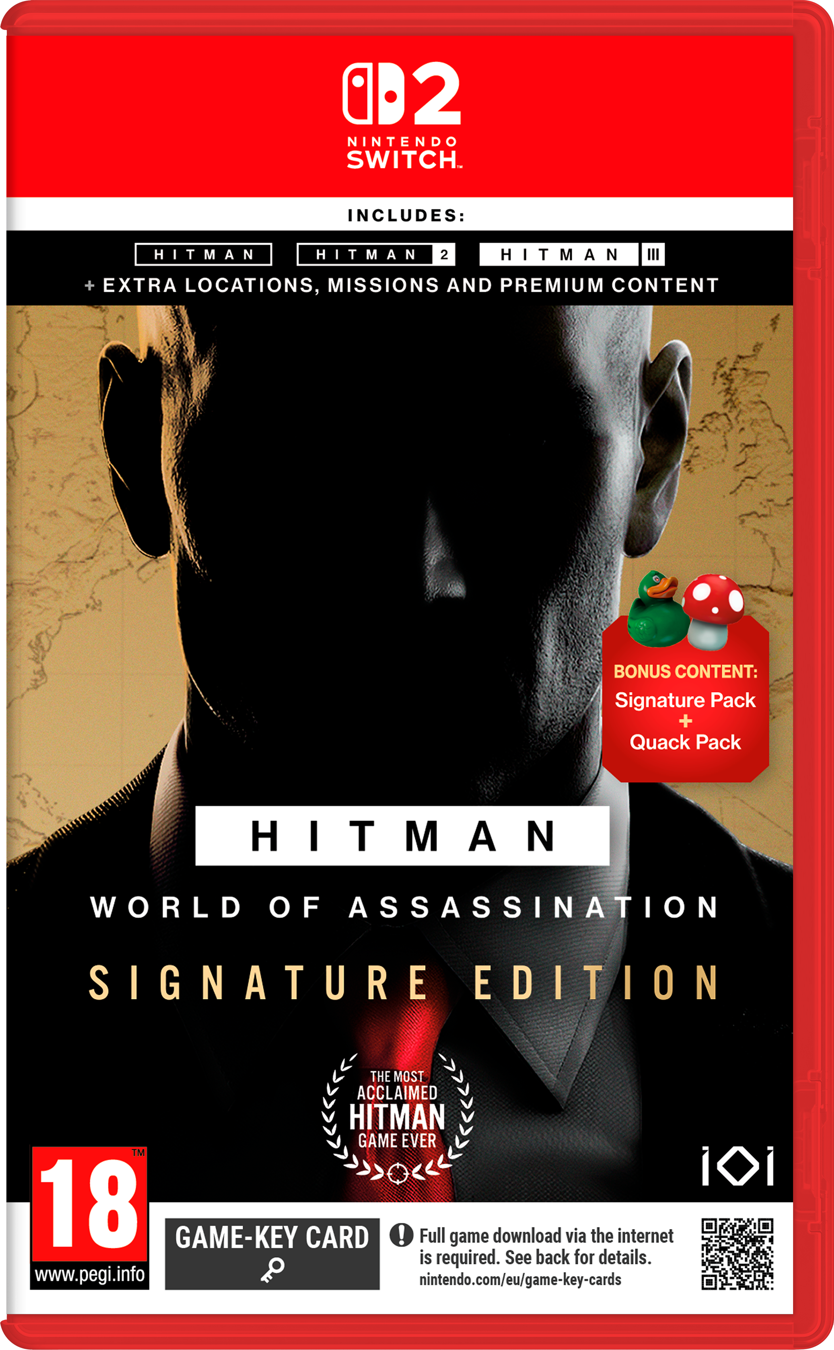 HITMAN World of Assassination (Signature Edition) - Nintendo Switch 2 - Action Spil 0884095223335