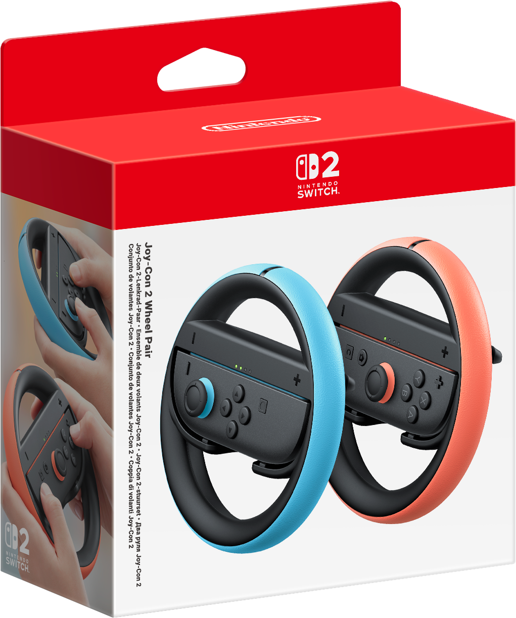 Nintendo Switch 2 Joy-Con 2 Wheel Pair - Wireless Wheel - Nintendo Switch 2 Spil Tilbehør 0045496321383
