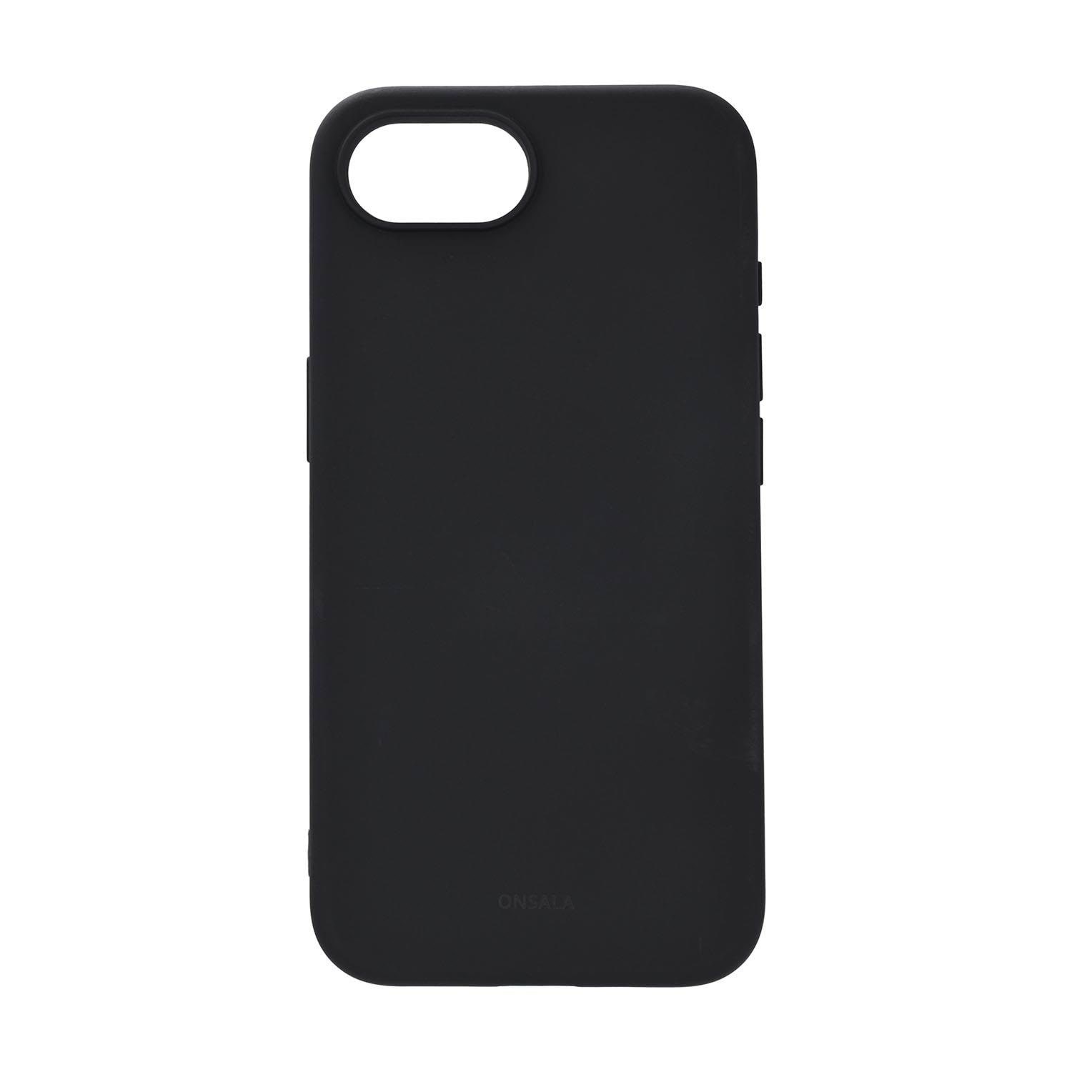 ONSALA Phone Case Silicone Touch Black - iPhone 16e/17e Mobilcover 664273