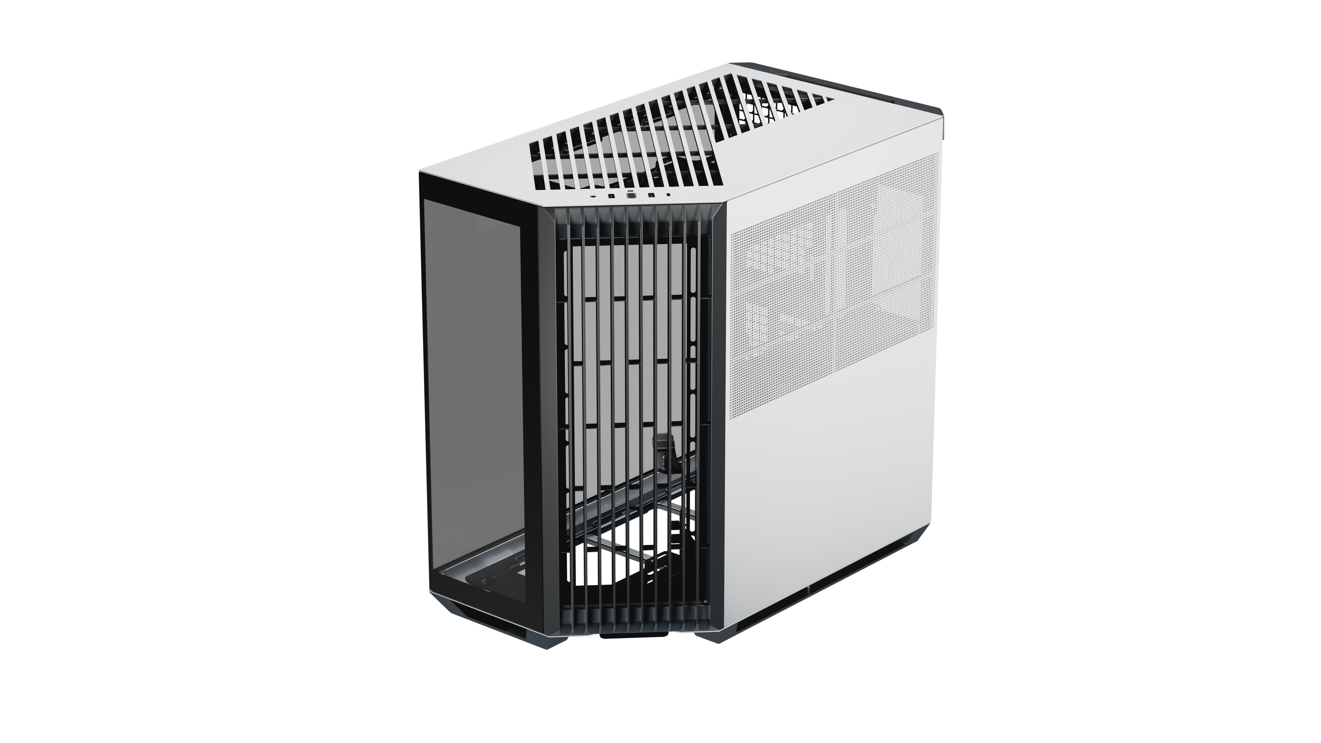 APNX V1 Sort/Hvid - Kabinet - Miditower - Hvid Kabinet APNX V1-BW-v1